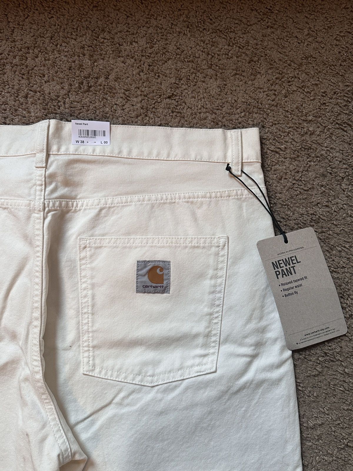 Carhartt Wip NWT Carhartt WIP Newel Pant Size 38 Waist Beige Canvas Size US 38 / EU 54 - 3 Thumbnail