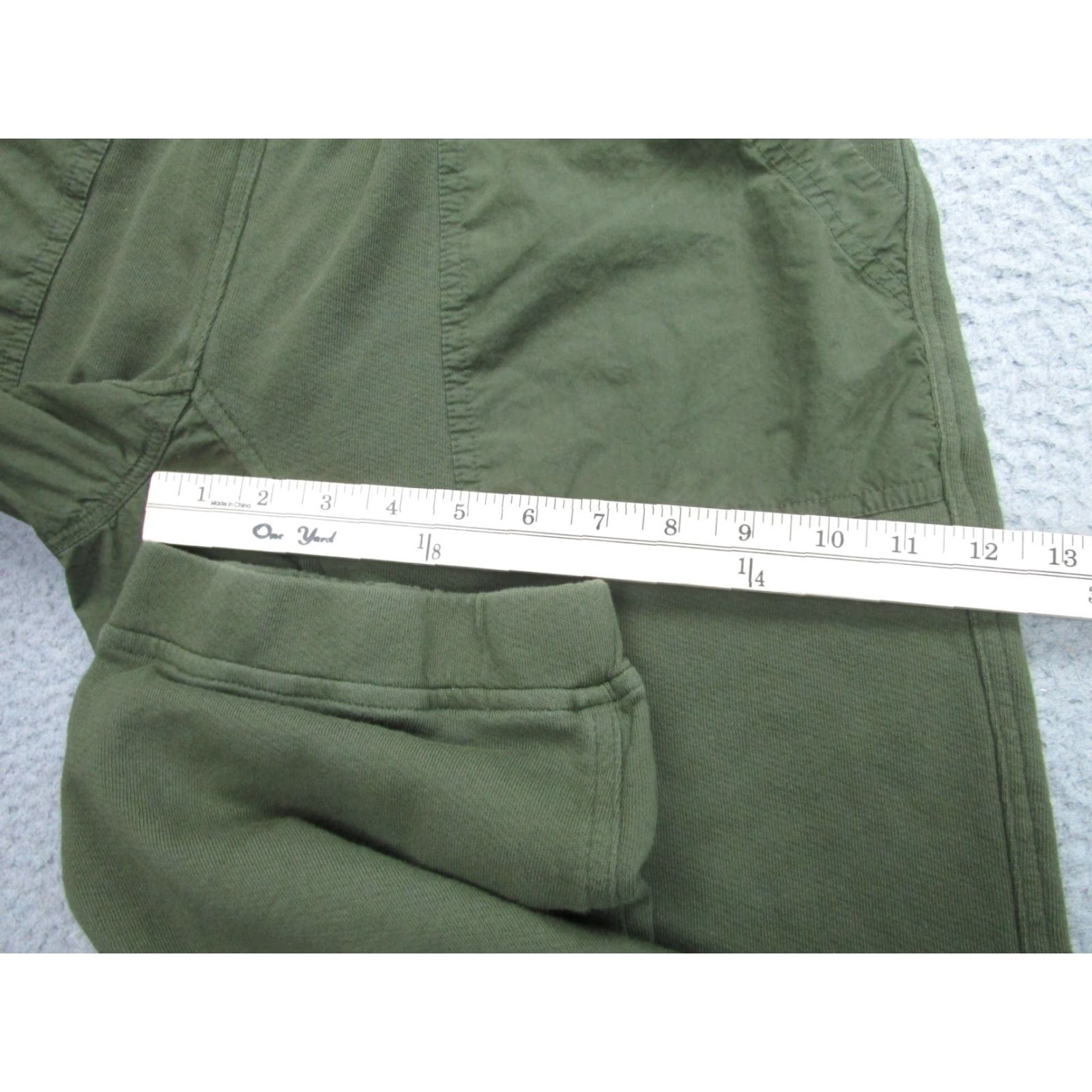 Vintage The Well Kept Society Pants Mens Medium Green Cotton Patch Pocket Relaxed Fit Casual Trousers Size US 31 - 7 Thumbnail