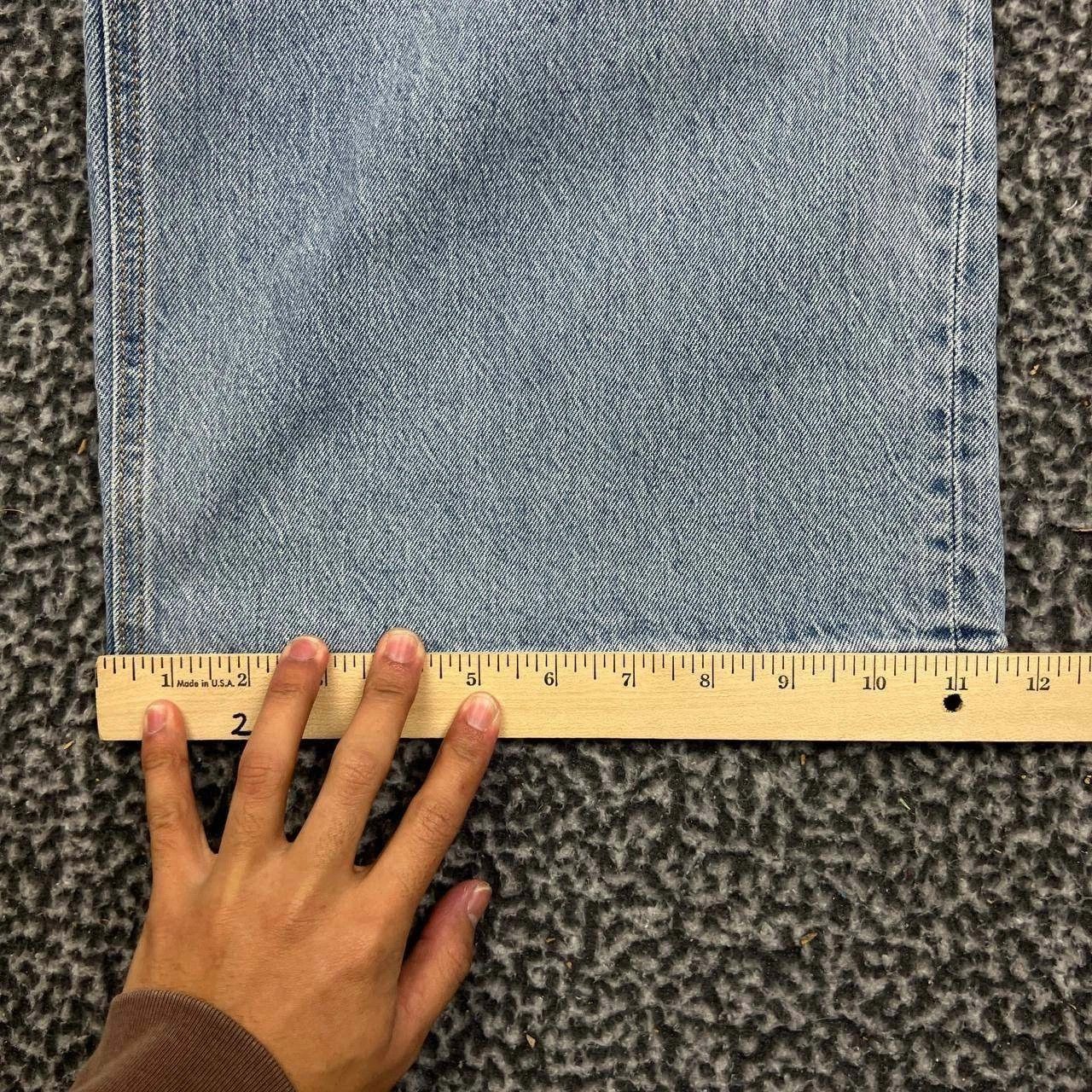 Old Navy Old Navy Jeans Women 20 High Rise Faded Wide Leg Denim 41x30 Size 41" - 3 Thumbnail