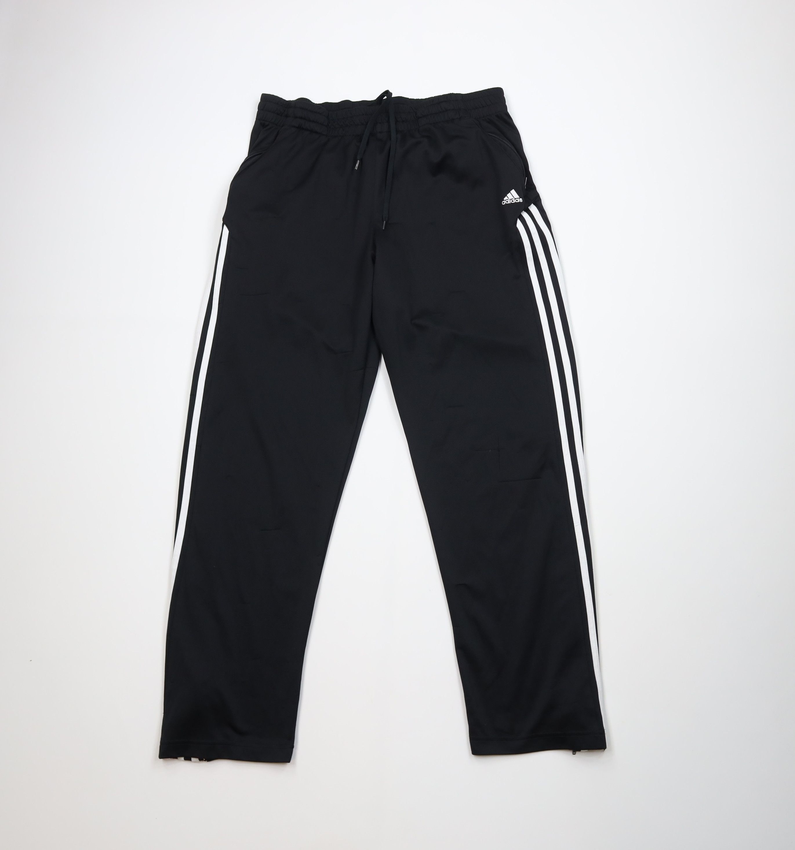 Adidas Vintage Y2K Adidas Spell Out Striped Knit Sweatpants Black Size US 38 / EU 54 - 1 Thumbnail