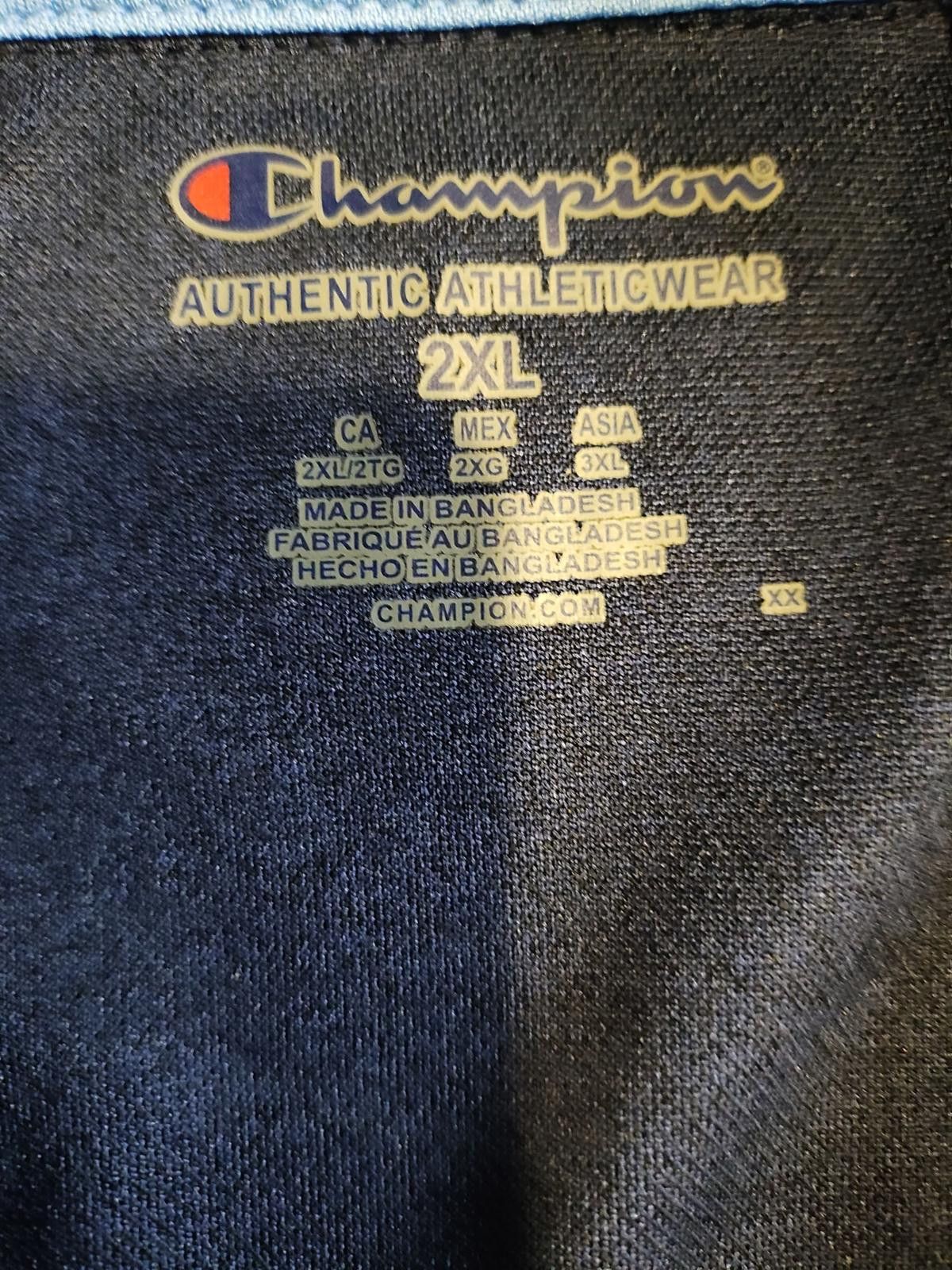 Champion Champion Men's Navy Blue Polo Shirt w/University of NC Logo Size US XXL / EU 58 / 5 - 8 Thumbnail