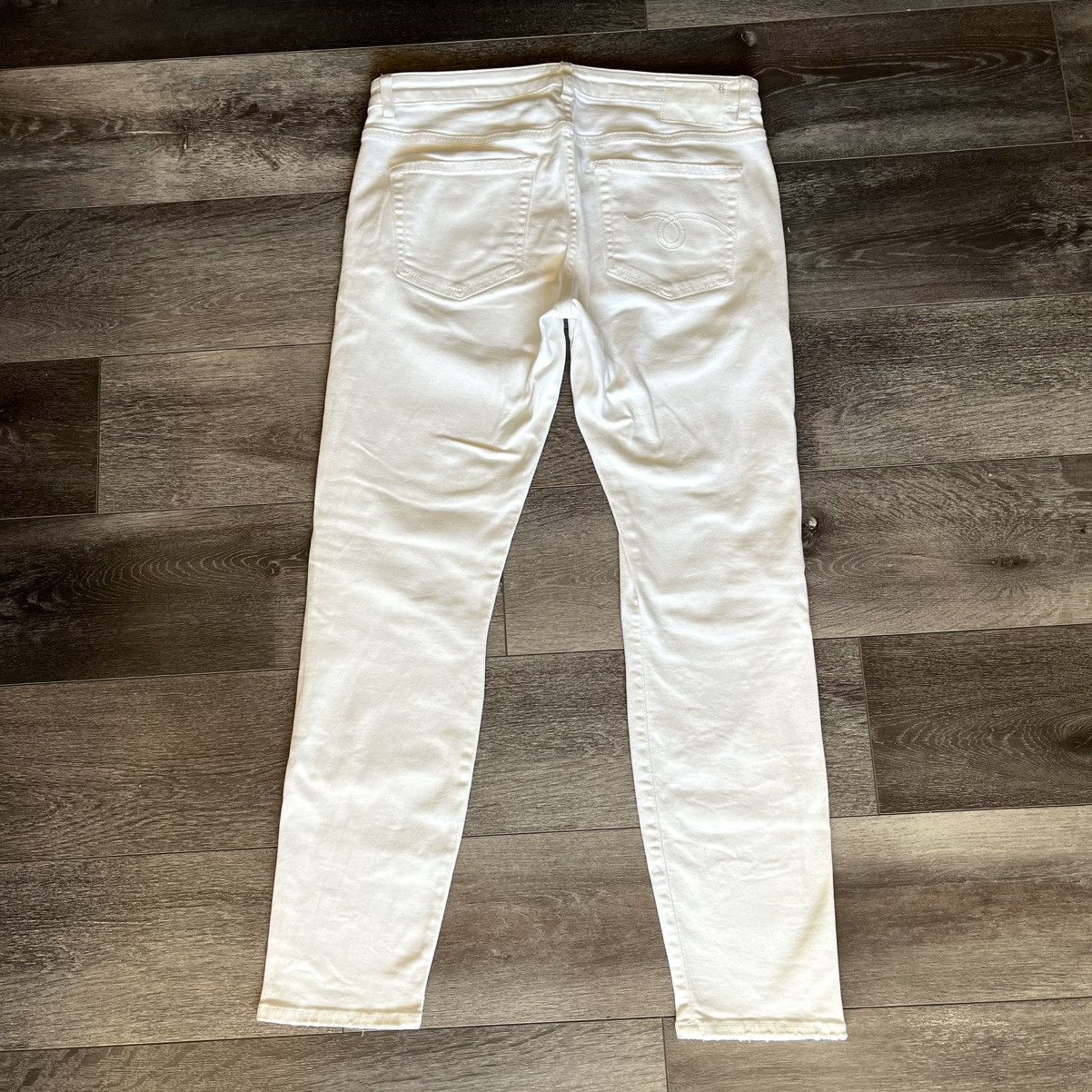 R13 R13 Boy Skinny White Riot Women’s Denim Jeans Made in Italy Size 28" / US 6 / IT 42 - 1 Thumbnail