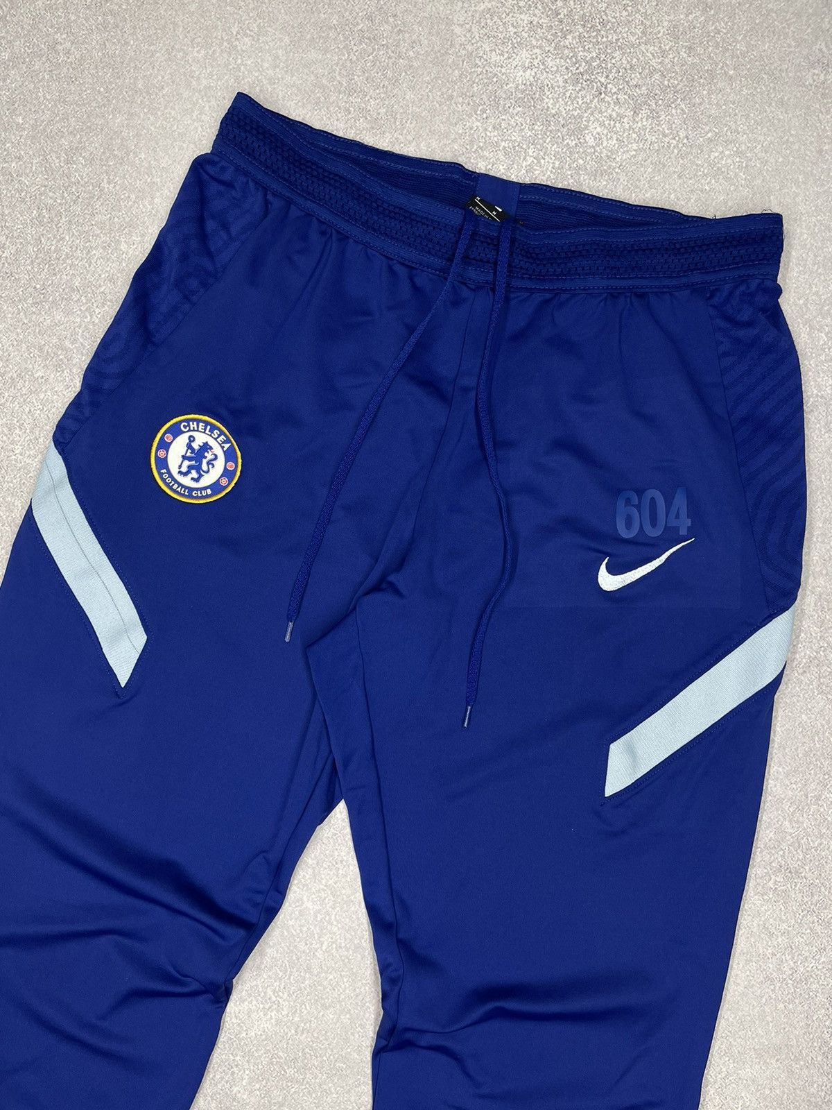 Chelsea Soccer × Nike Mens Nike Chelsea Football Club Blue Sweatpants Soccer Size US 32 / EU 48 - 3 Thumbnail