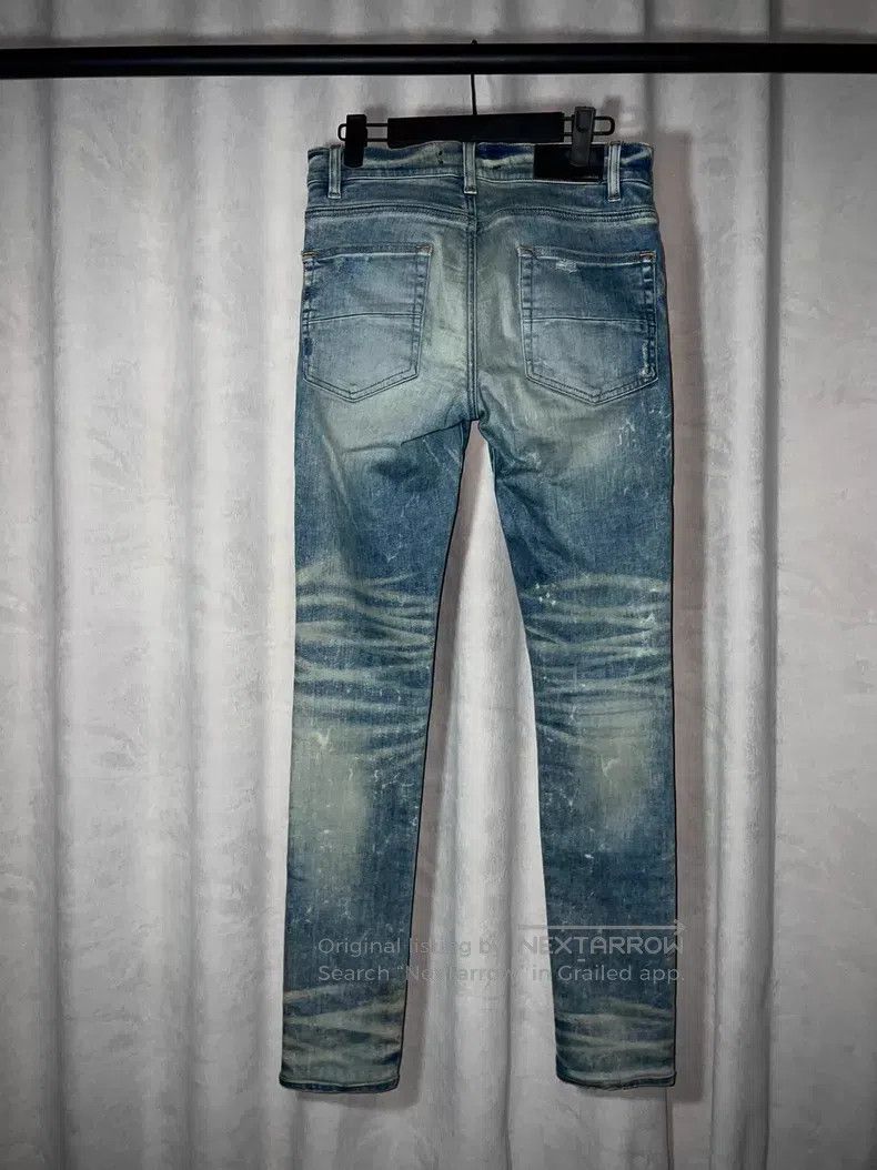 Amiri Amiri Yellow mud water-washed vintage cat whisker denim pa Size US 30 / EU 46 - 2 Thumbnail