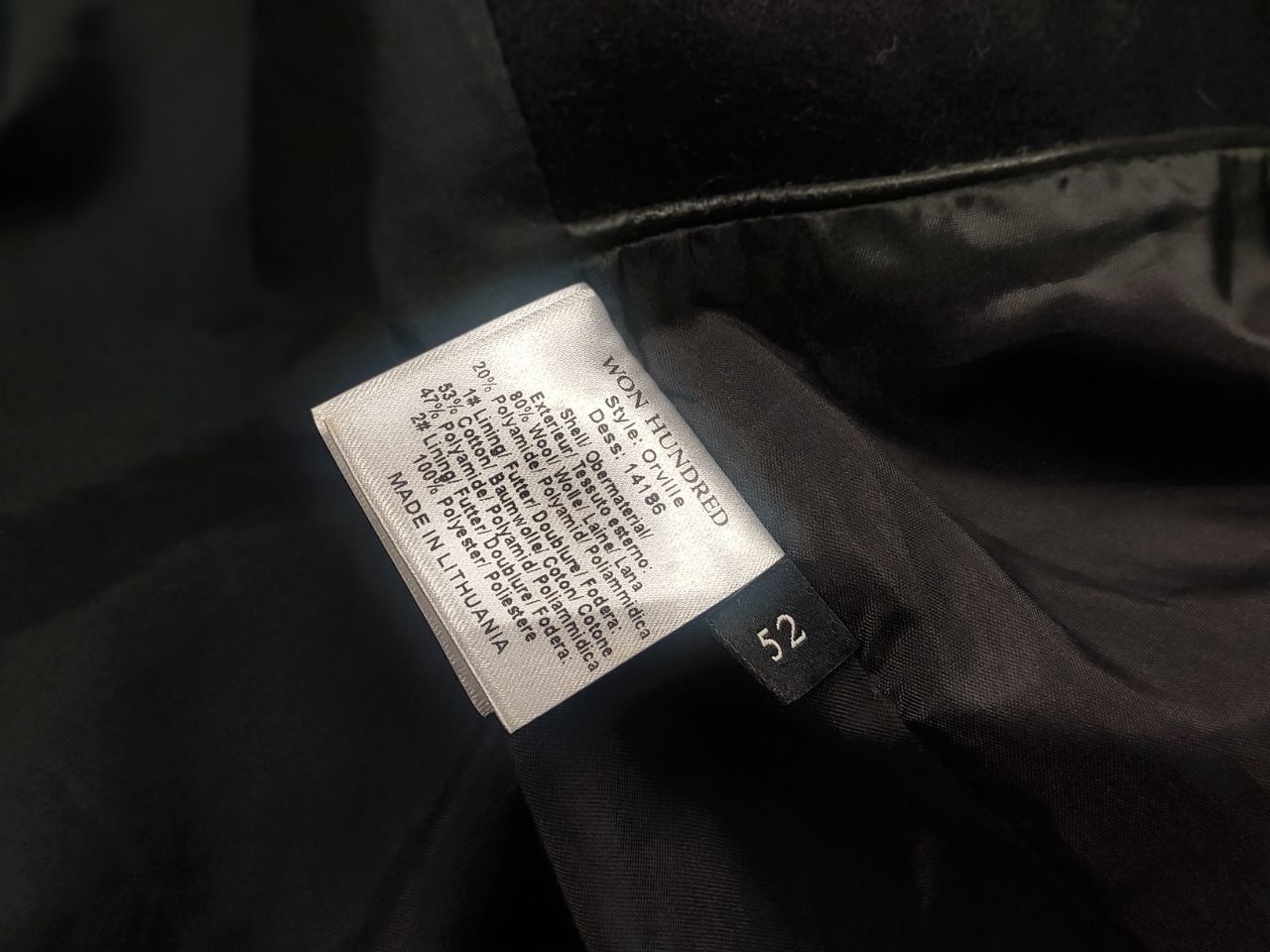 Won Hundred Won Hundred Design Orville Wool Navy Zip pocket vest jacket Size US L / EU 52-54 / 3 - 12 Thumbnail