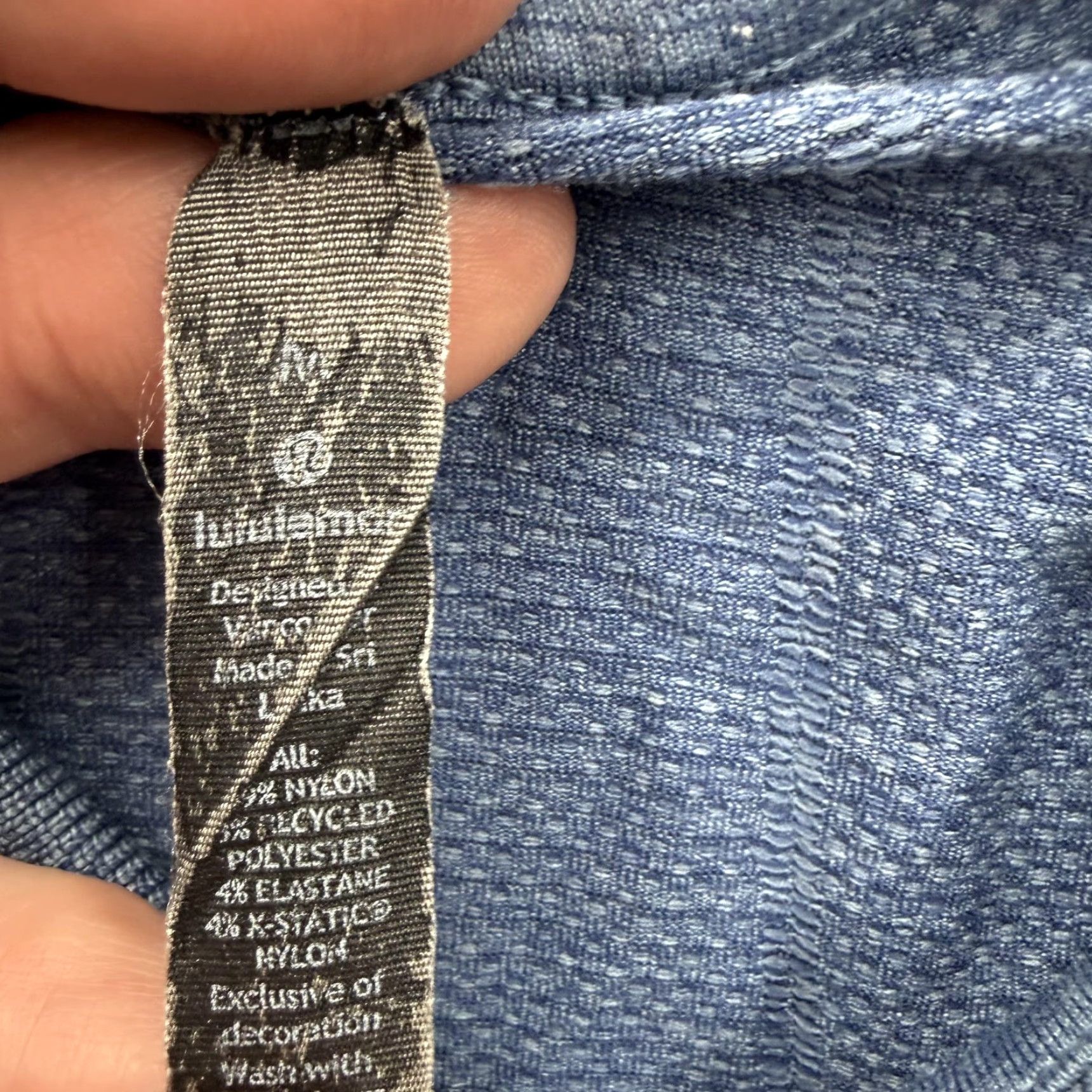 Lululemon Lululemon Polo Shirt Mens M Blue Live In Practice Performance Stretch Top Shirt Mens Medium Blue Live In Practice Polo Top Size US M / EU 48-50 / 2 - 4 Thumbnail