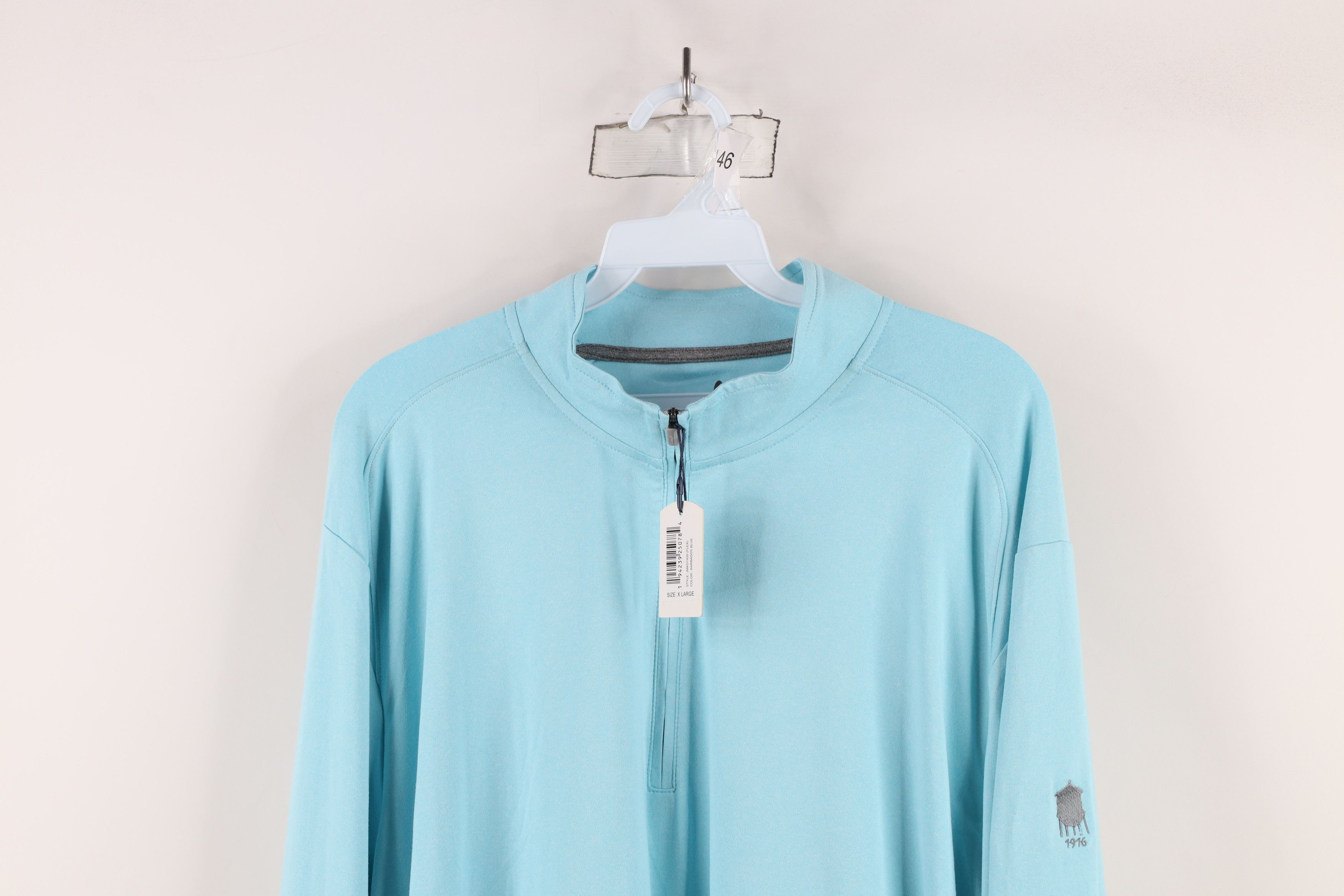 Vintage × johnnie-O New Johnnie-O Performance Half Zip Pullover Top Jacket Blue Size US XL / EU 56 / 4 - 2 Thumbnail