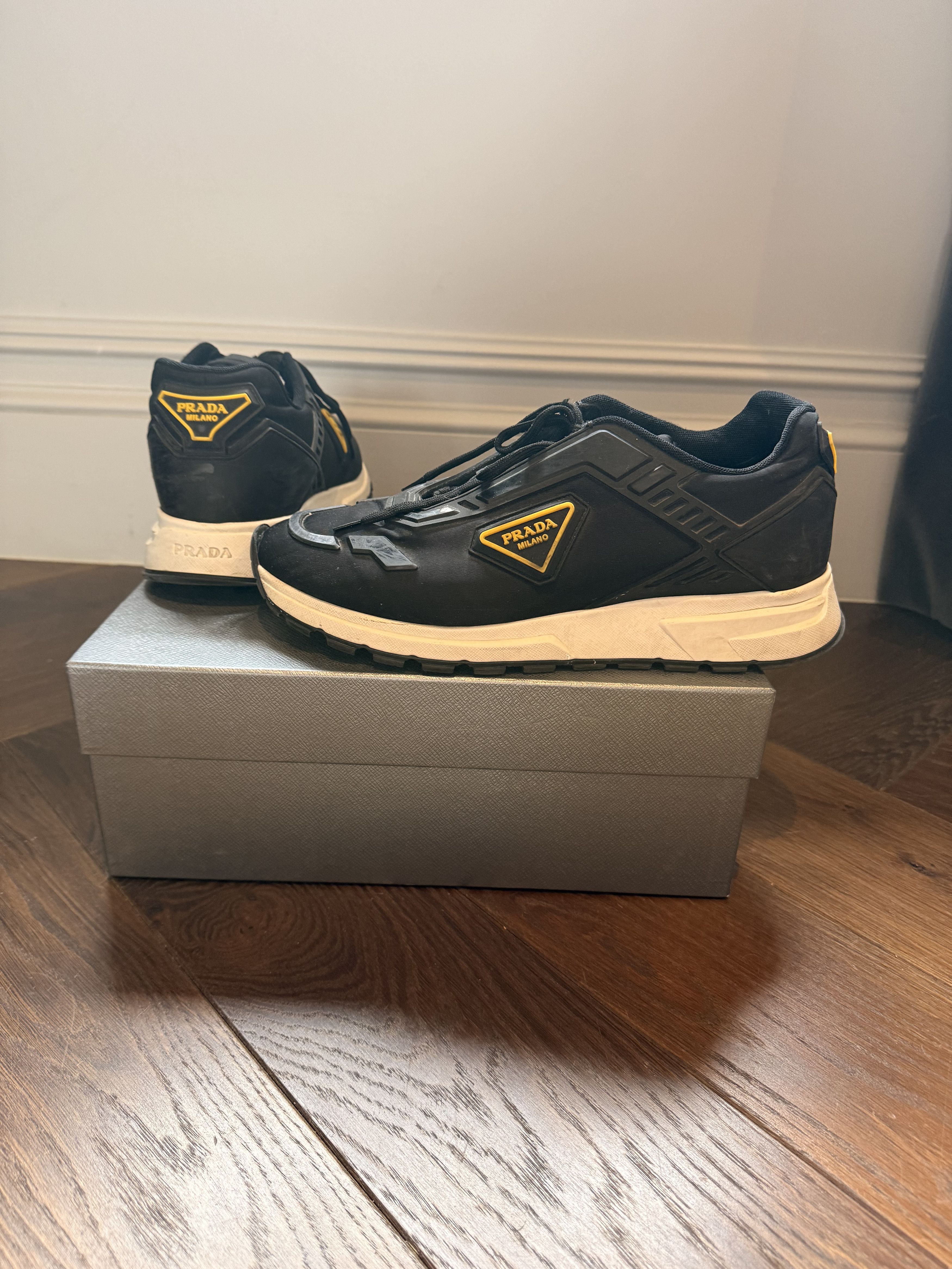 Prada PRAX 01 RNR 'Black yellow' Nylon Size US 10 / EU 43 - 3 Thumbnail
