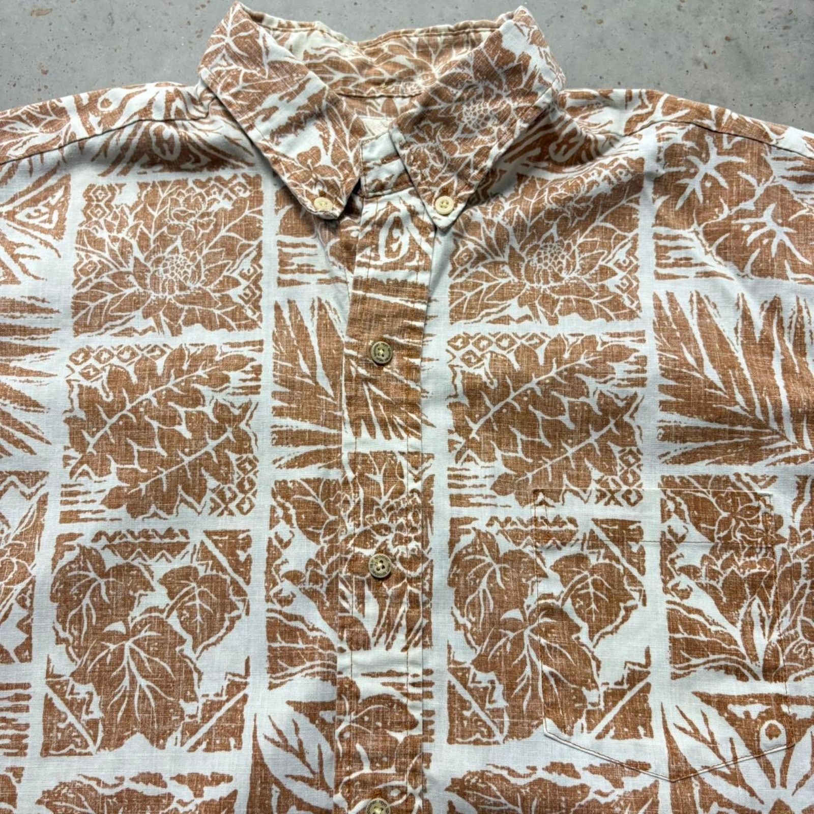 Reyn Spooner × Vintage Crazy Vintage Reyn Spooner Floral Tropical Hawaiian Shirt Size US L / EU 52-54 / 3 - 4 Thumbnail