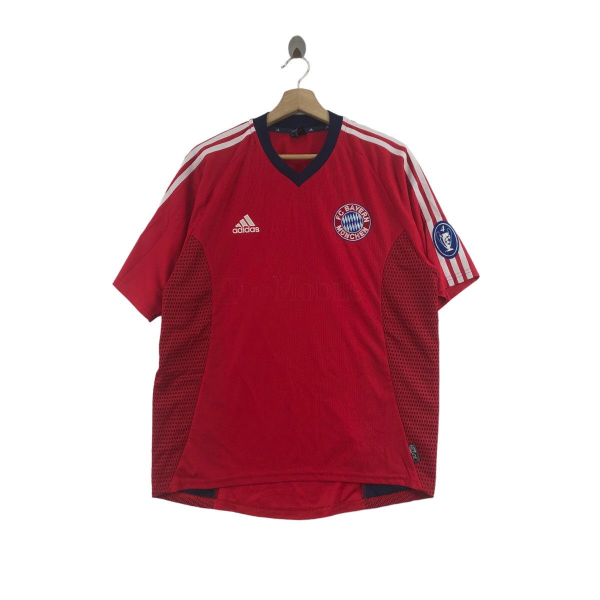 Adidas Vintage BAYERN MUNICH MUNCHEN UCL Jersey Tee Shirt Top Size US L / EU 52-54 / 3 - 1 Thumbnail