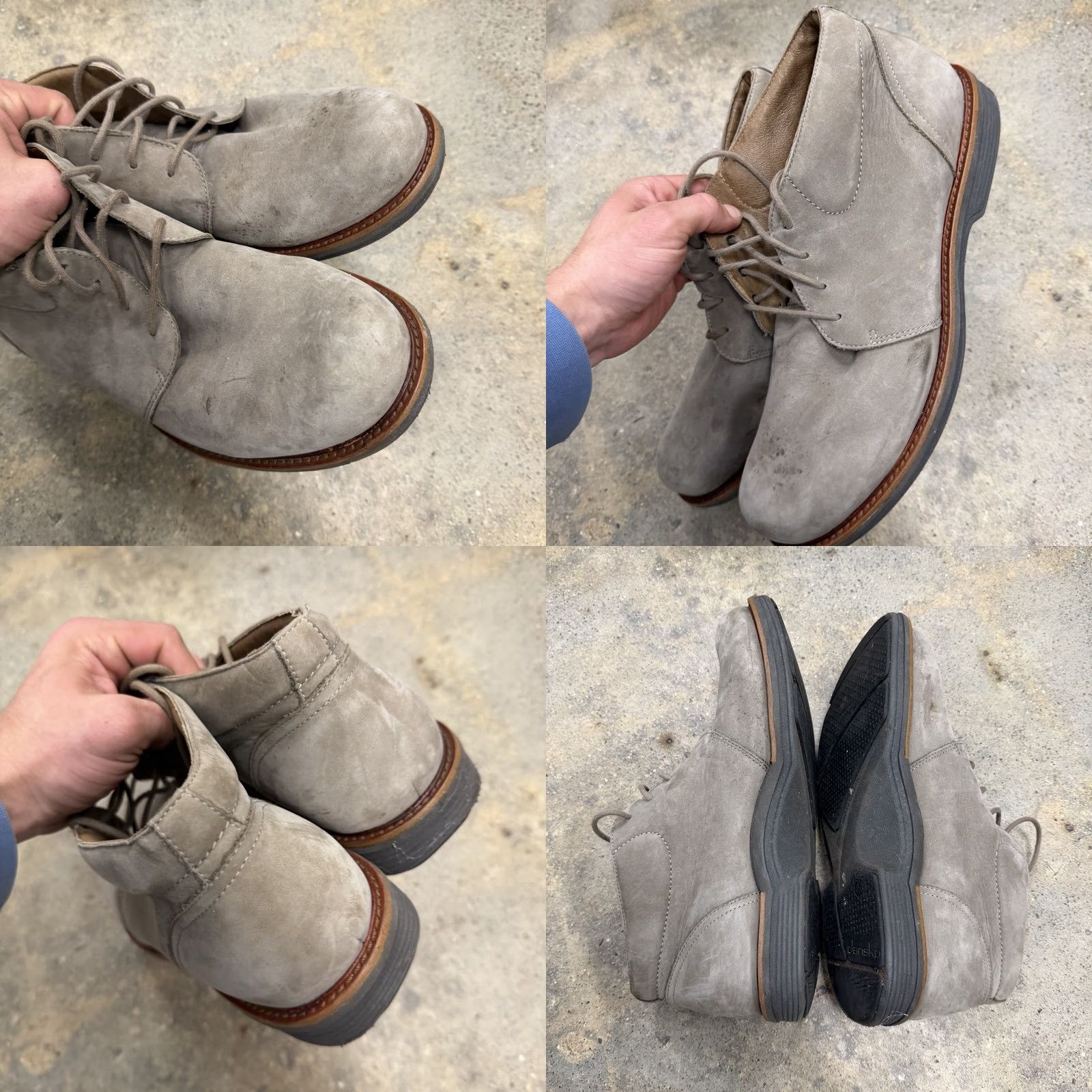 Dansko Dansko Jake Chukka Boots Sz 45/US 12 Nubuck Leather Taupe Comfort Mens Boots Size US 12 / EU 45 - 8 Thumbnail