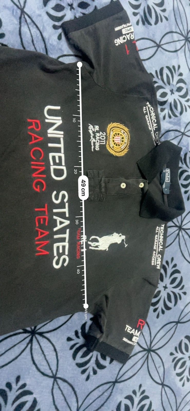Polo Ralph Lauren × Vintage POLO by Ralph Lauren - United State Racing Team Size US L / EU 52-54 / 3 - 10 Thumbnail