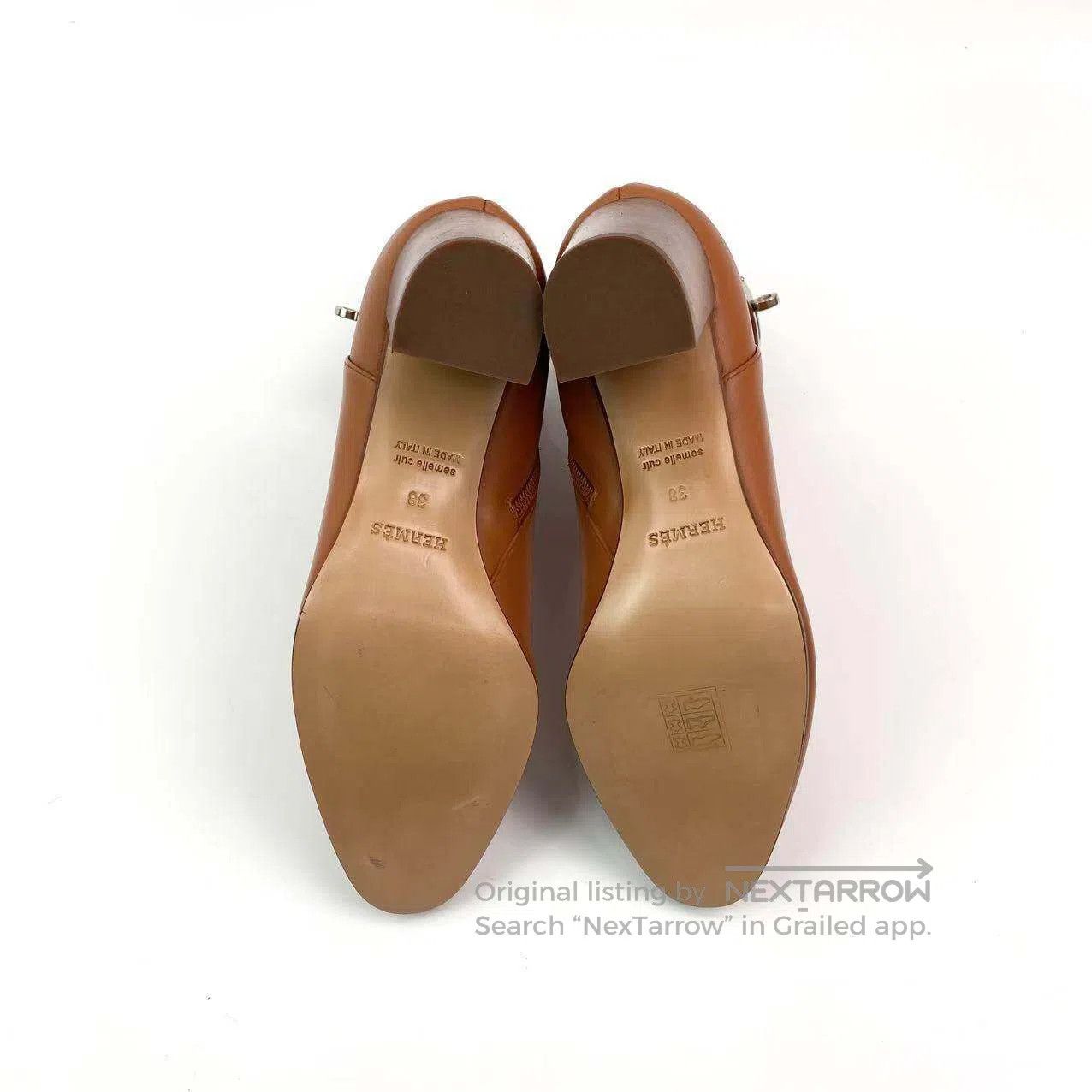 Hermes Hermes Kelly buckle high-heeled ankle boots| Size US 7.5 / IT 37.5 - 7 Thumbnail
