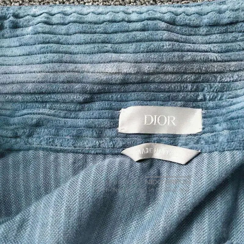 Dior Dior Long Sleeve Blue Cord Jacket for Men . Size US L / EU 52-54 / 3 - 7 Thumbnail