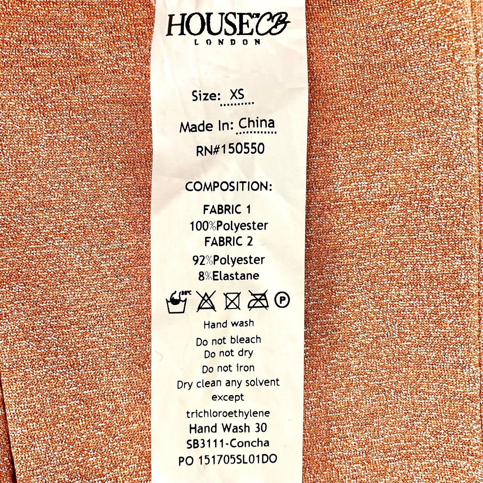 House of CB House of CB metallic bodysuit top pink keyhole mock neck Size XS / US 0-2 / IT 36-38 - 9 Thumbnail