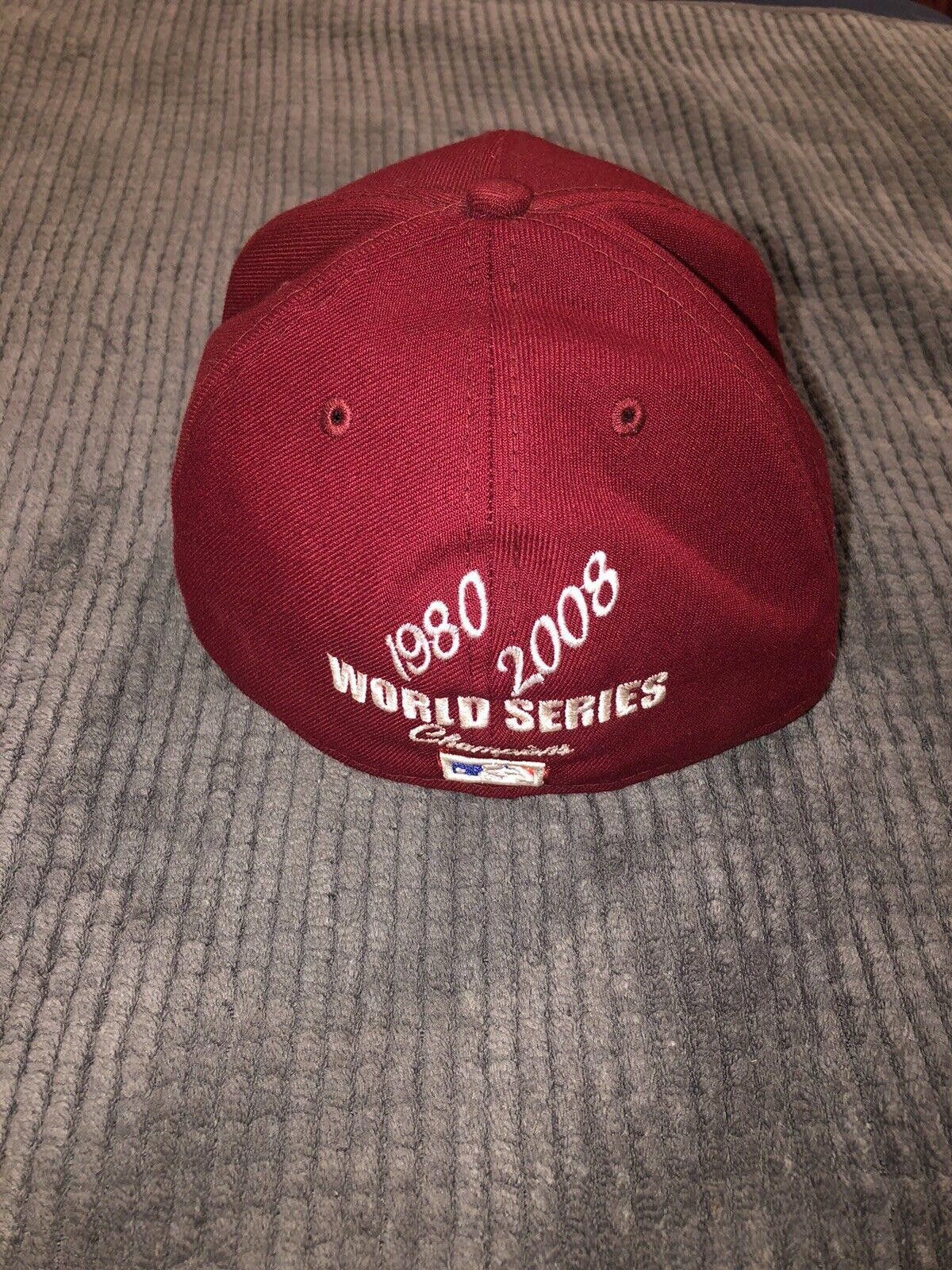 New Era New Era Phillies Crown Champs 59FIFTY Fitted Hat Size 7 1/2 Size ONE SIZE - 5 Thumbnail