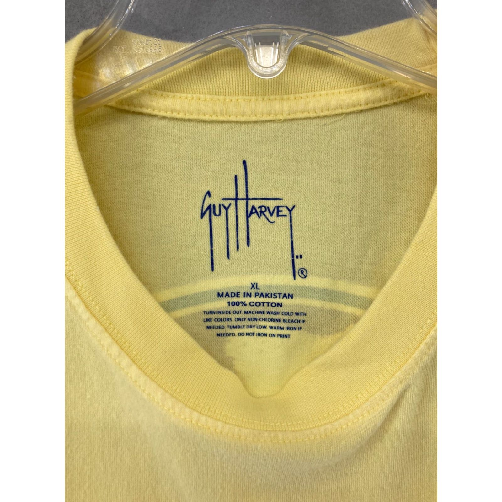 Guy Harvey Guy Harvey T-Shirt Mens XL Yellow Sailfish Shirt Adult XL Yellow Guy Harvey Size US XL / EU 56 / 4 - 6 Thumbnail