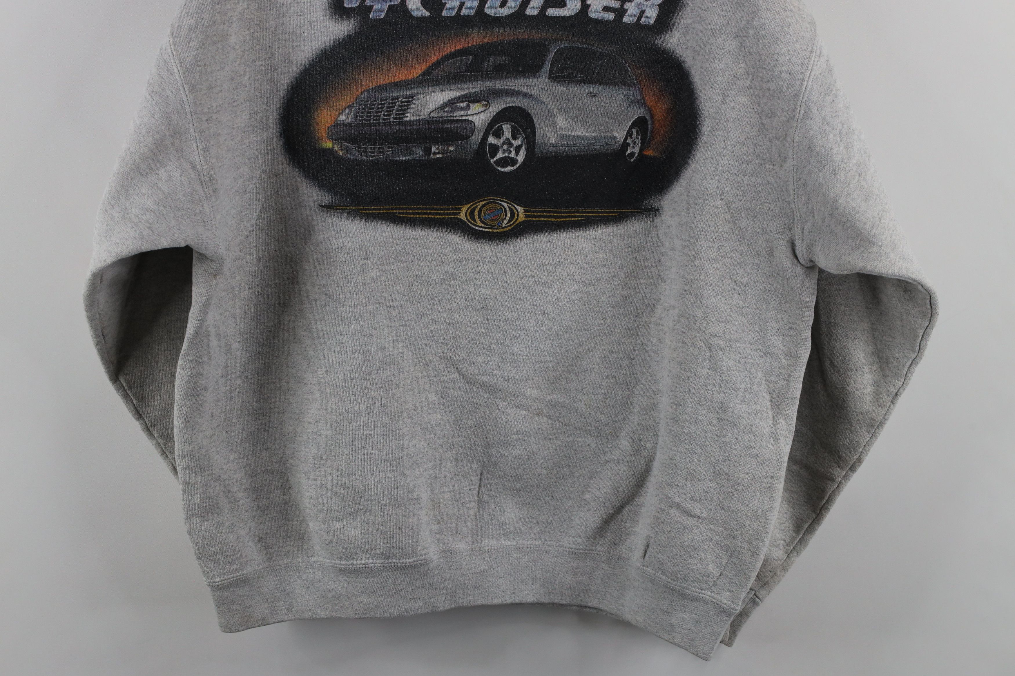 Vintage Vintage Y2K Chrysler Spell Out PT Cruiser Sweatshirt Gray Size US M / EU 48-50 / 2 - 17 Thumbnail