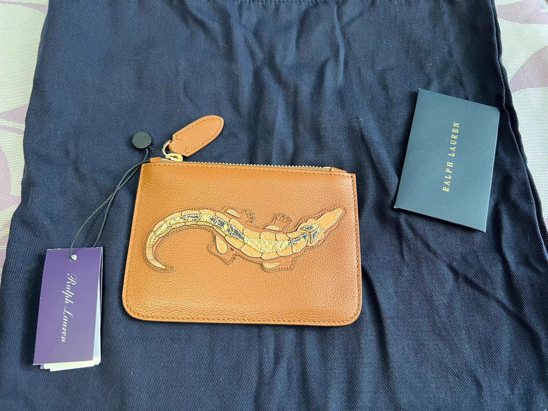 Ralph Lauren Ralph Lauren Purple Label Card Case with Coin Pocket K9 Size ONE SIZE - 5 Thumbnail