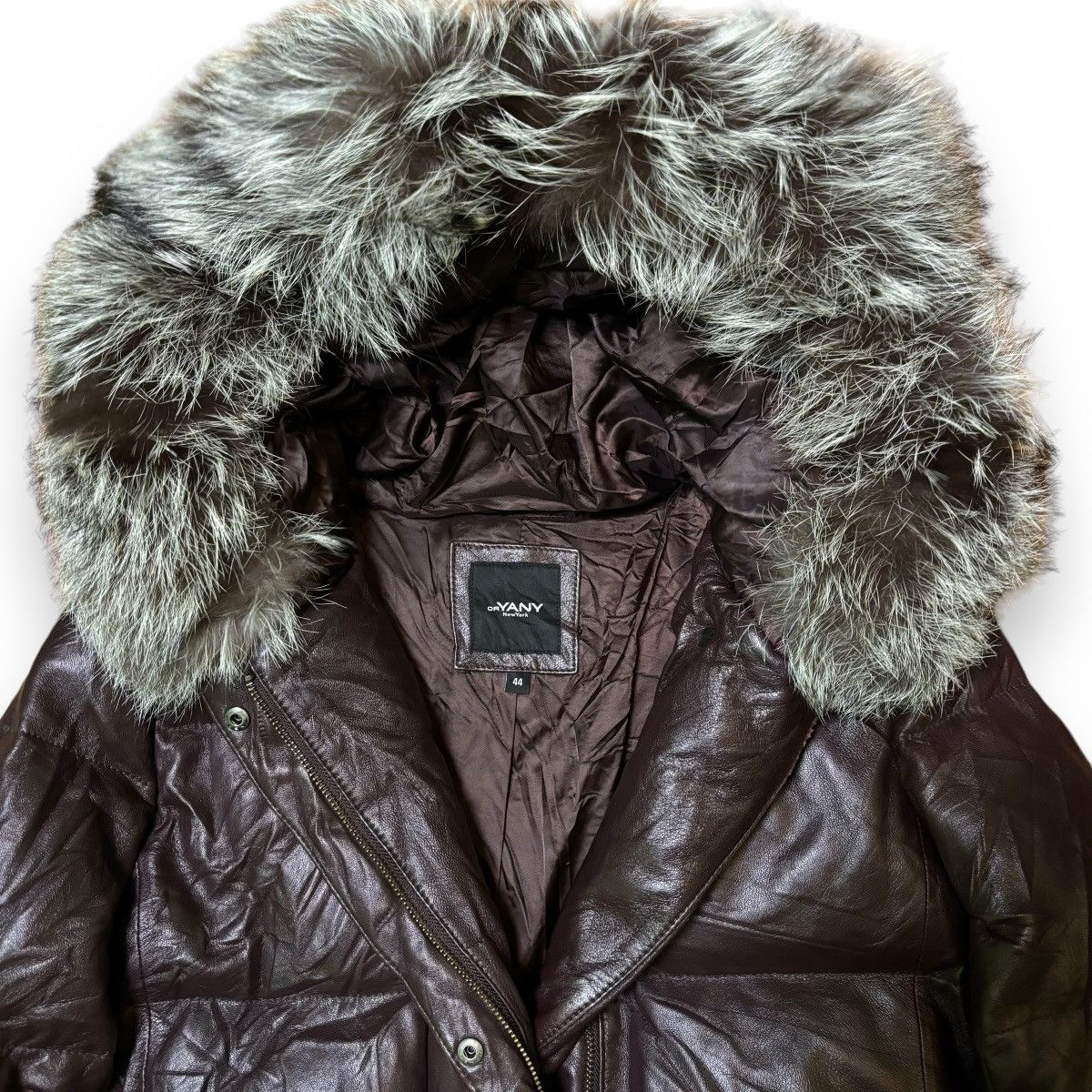14th Addiction × If Six Was Nine × Le Grande Bleu (L.G.B.) Oryany fur silver fox down puffer jacket LGB style Size US M / EU 48-50 / 2 - 10 Thumbnail