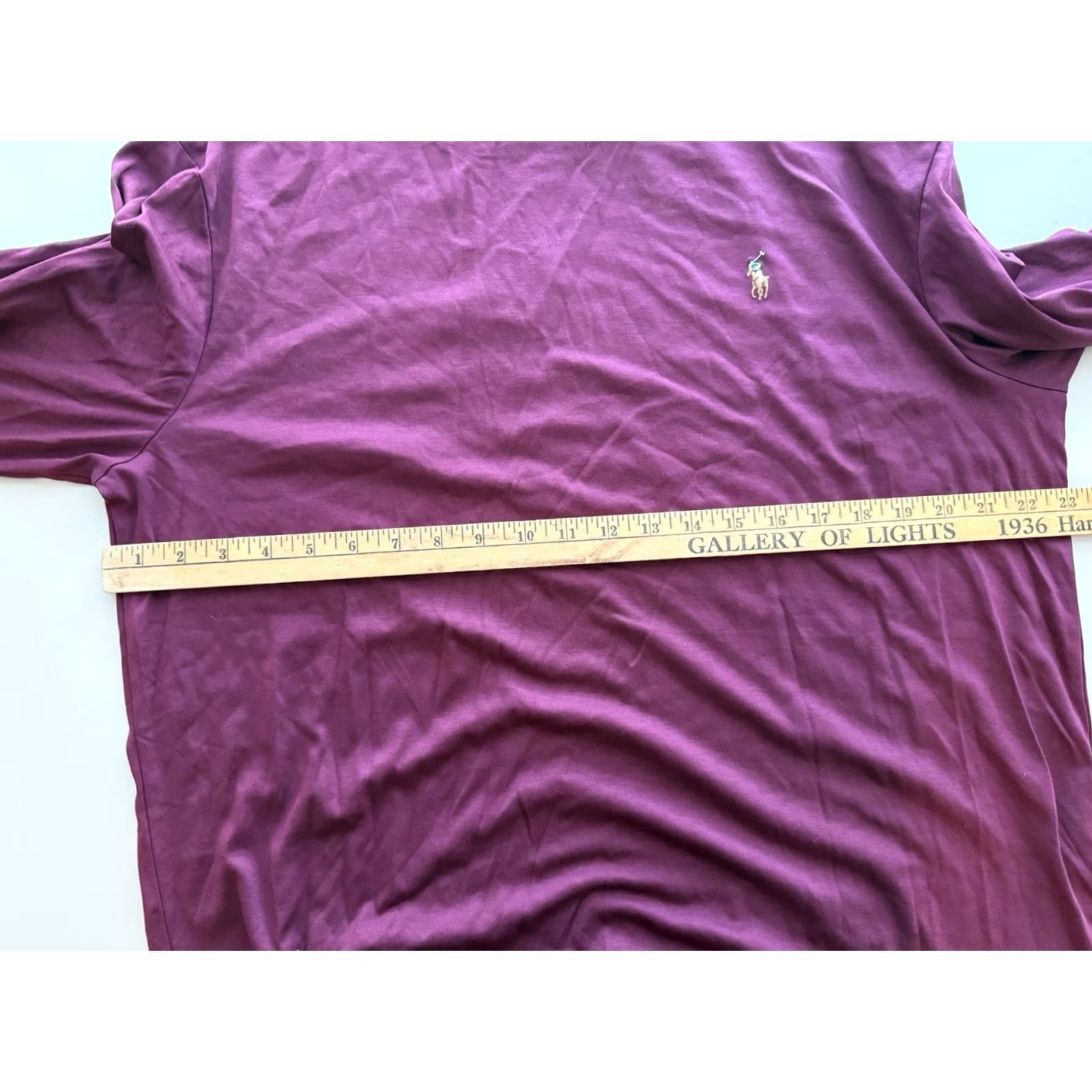 Polo Ralph Lauren Polo Ralph Lauren Shirt Classic Fit Size Large Men's Long Sleeve Maroon Preppy Size US L / EU 52-54 / 3 - 7 Thumbnail