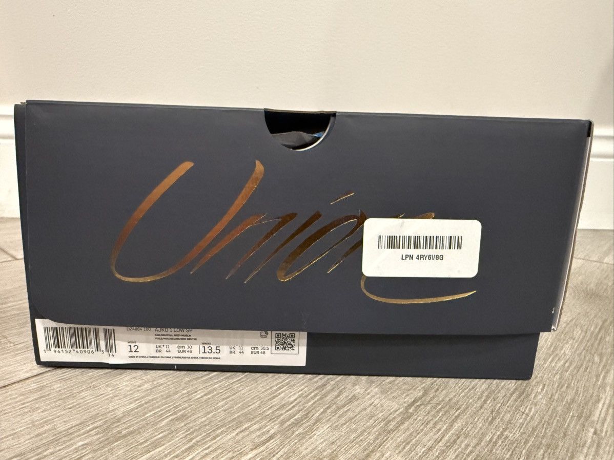 Jordan Brand × Union LA Union LA Air Jordan 1 KO Low SP Leather Sail Muslin Grey 12 Size US 12 / EU 45 - 12 Thumbnail