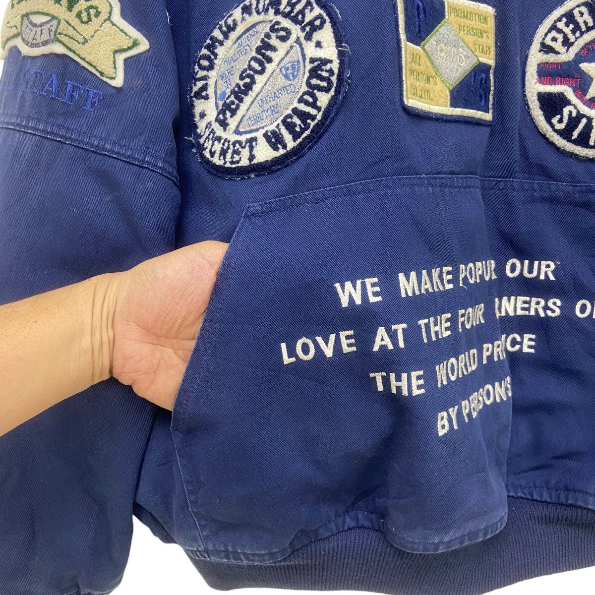 Japanese Brand × PERSON'S × Vintage Vintage Person’s Hype Street Fashion Stylish Bomber Oversize Size US S / EU 44-46 / 1 - 11 Thumbnail