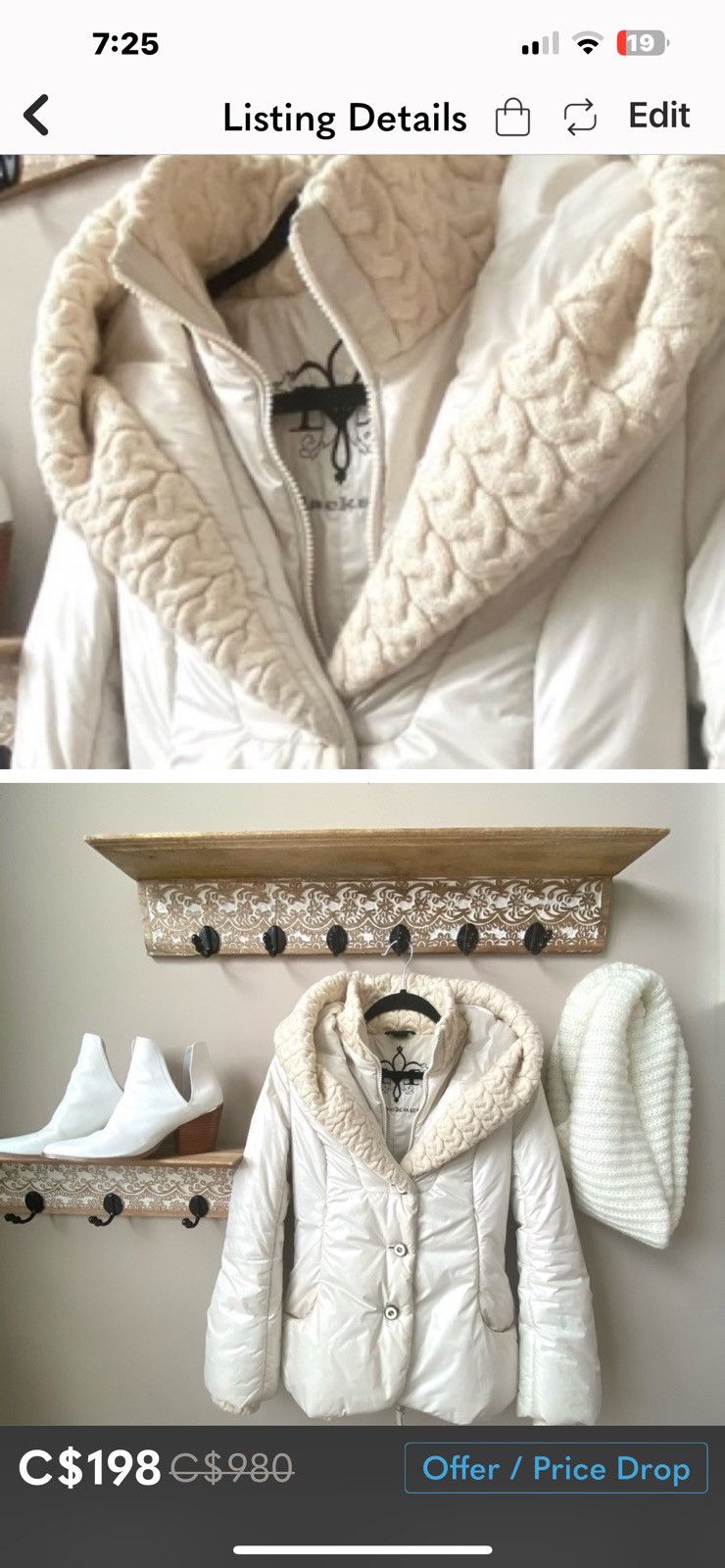 Mackage MACKAGE puffer jacket Xs luxury jacket w cable knit sweater Size XS / US 0-2 / IT 36-38 - 6 Thumbnail