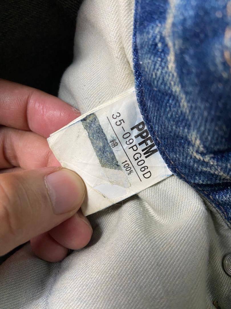 PPFM 🔥Vintage PPFM Double Waist Distressed Jeans🔥 (136) Size US 32 / EU 48 - 8 Thumbnail