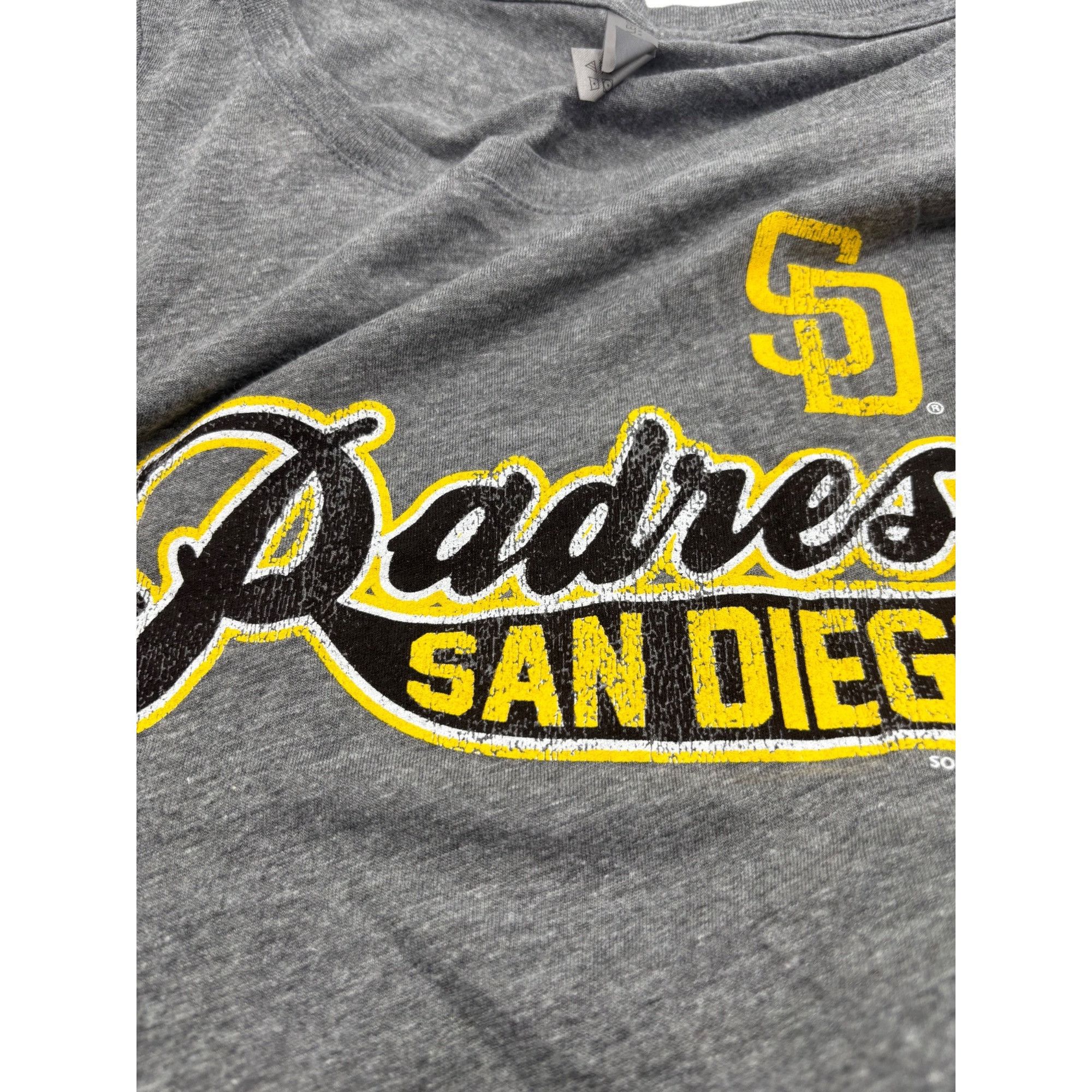 Next Level Apparel San Diego Padres Womens Long Sleeve Gray T-Shirt By Next Lev Size L / US 10 / IT 46 - 5 Thumbnail