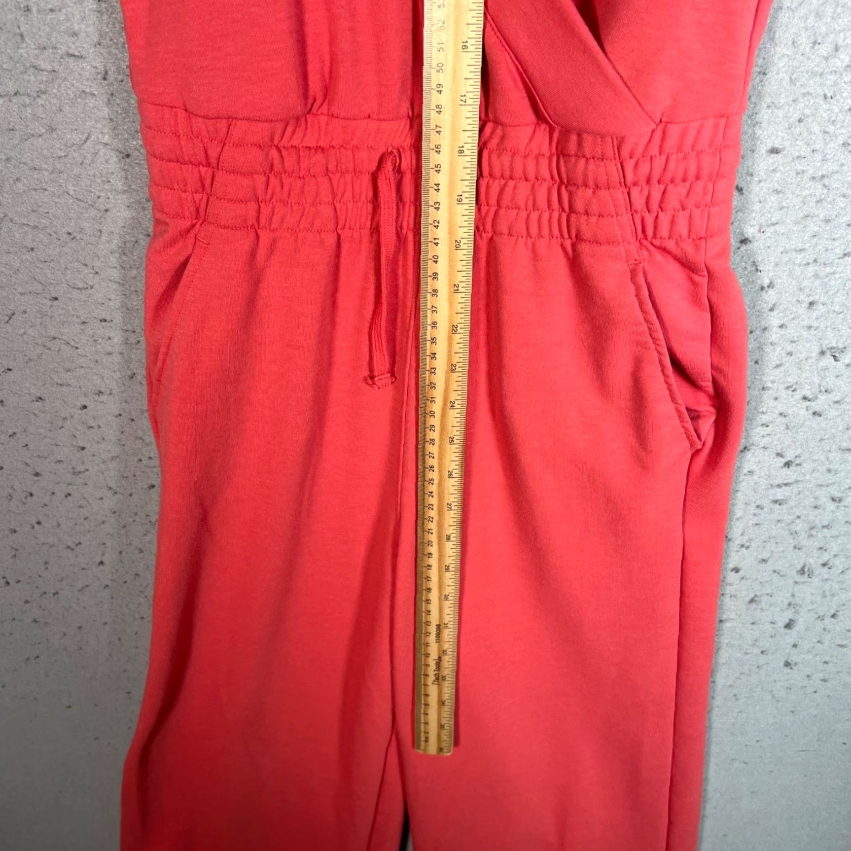 Nike Nike Yoga Dri-Fit Pink Sleeveless Jumpsuit XS Women's One-Piece Elastic Waist Polyester-Blend Shirt? Size 26" / US 2 / IT 38 - 6 Thumbnail