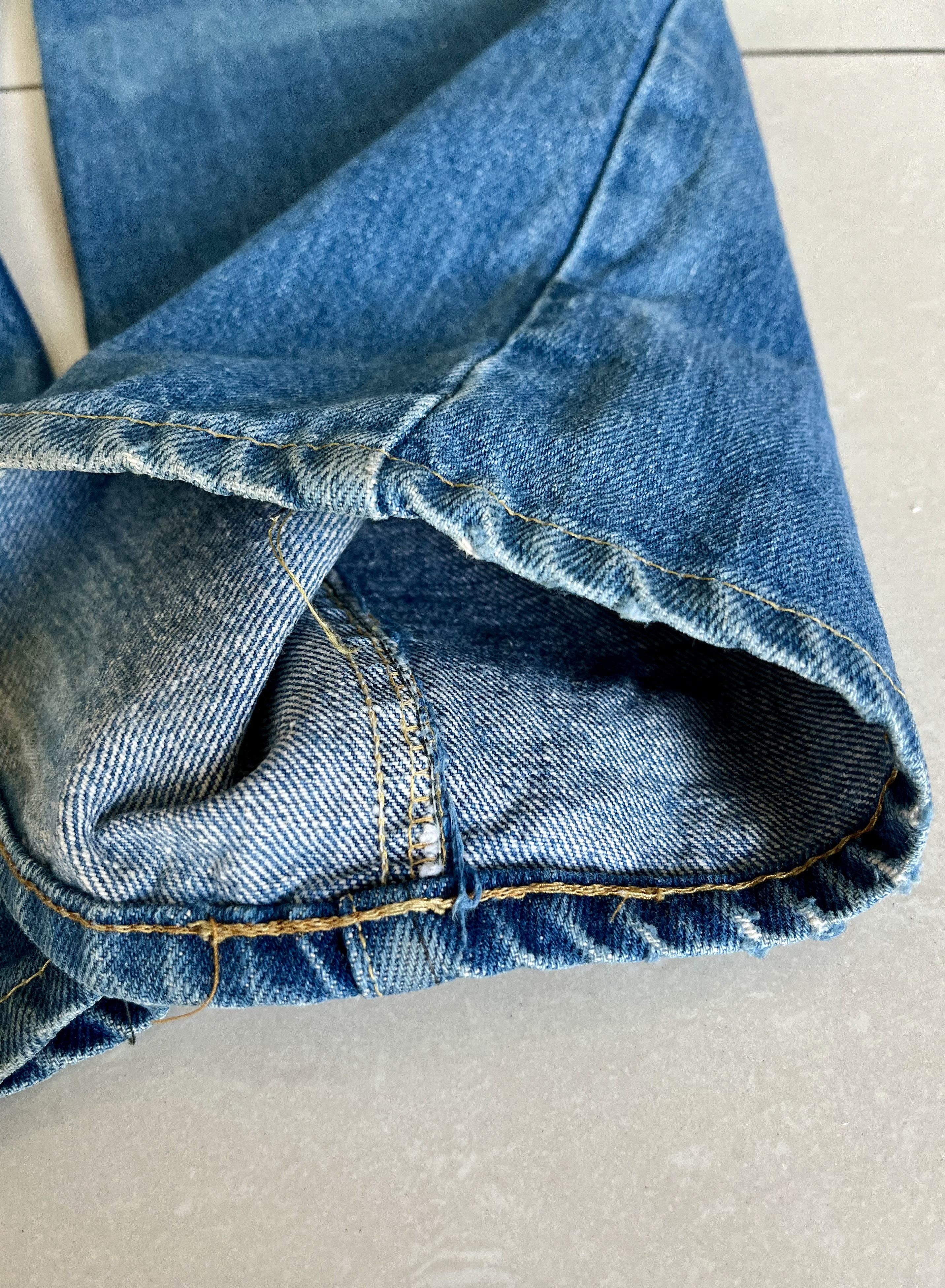 Lee Vintage 70s Lee Riders Lot 200 Model Union Made Jeans Size US 31 - 16 Thumbnail