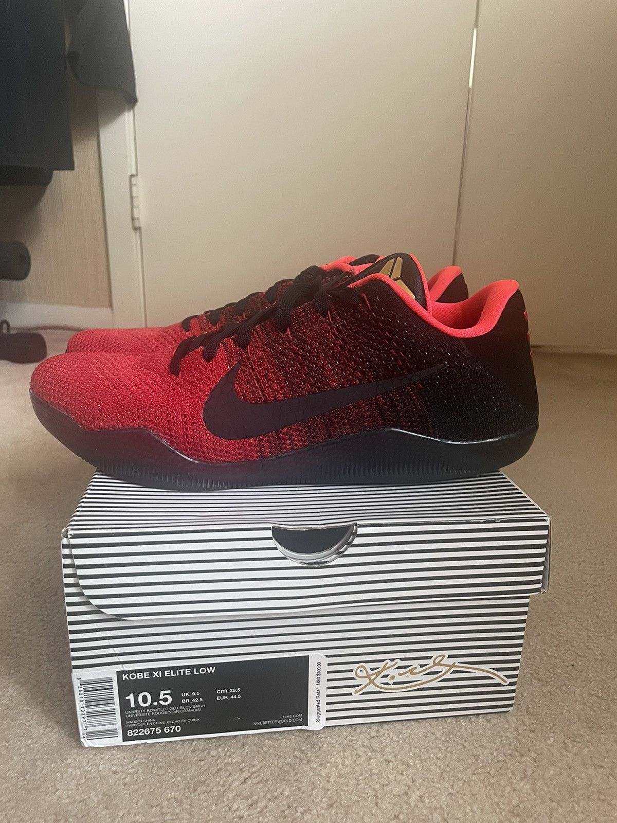 Nike Nike Kobe 11 Achilles Heel’ Size US 10.5 / EU 43-44 - 2 Thumbnail
