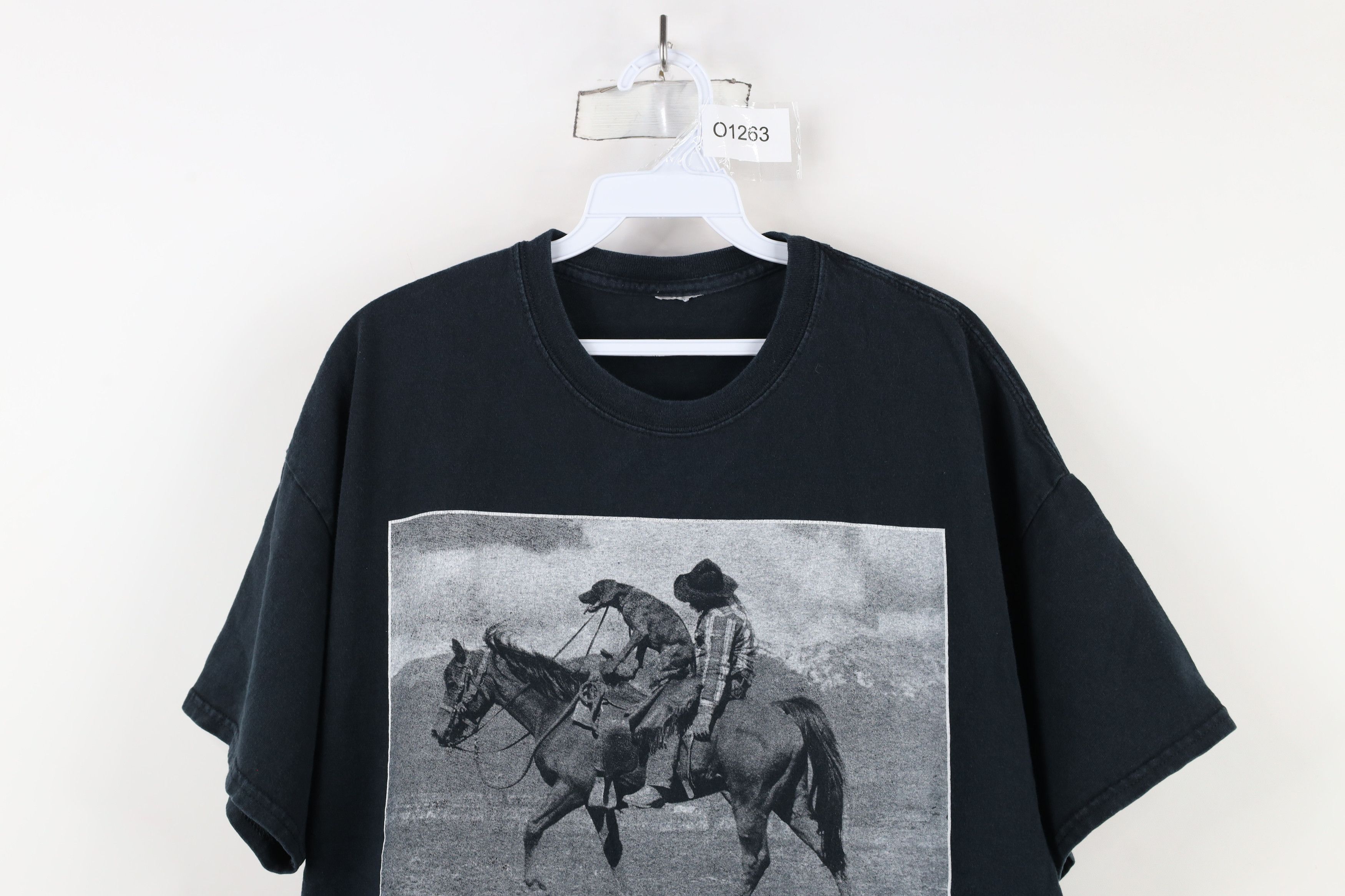 Vintage Vintage 90s Funny Drunk Designated Driver Horse Dog T-Shirt Size US XL / EU 56 / 4 - 2 Thumbnail