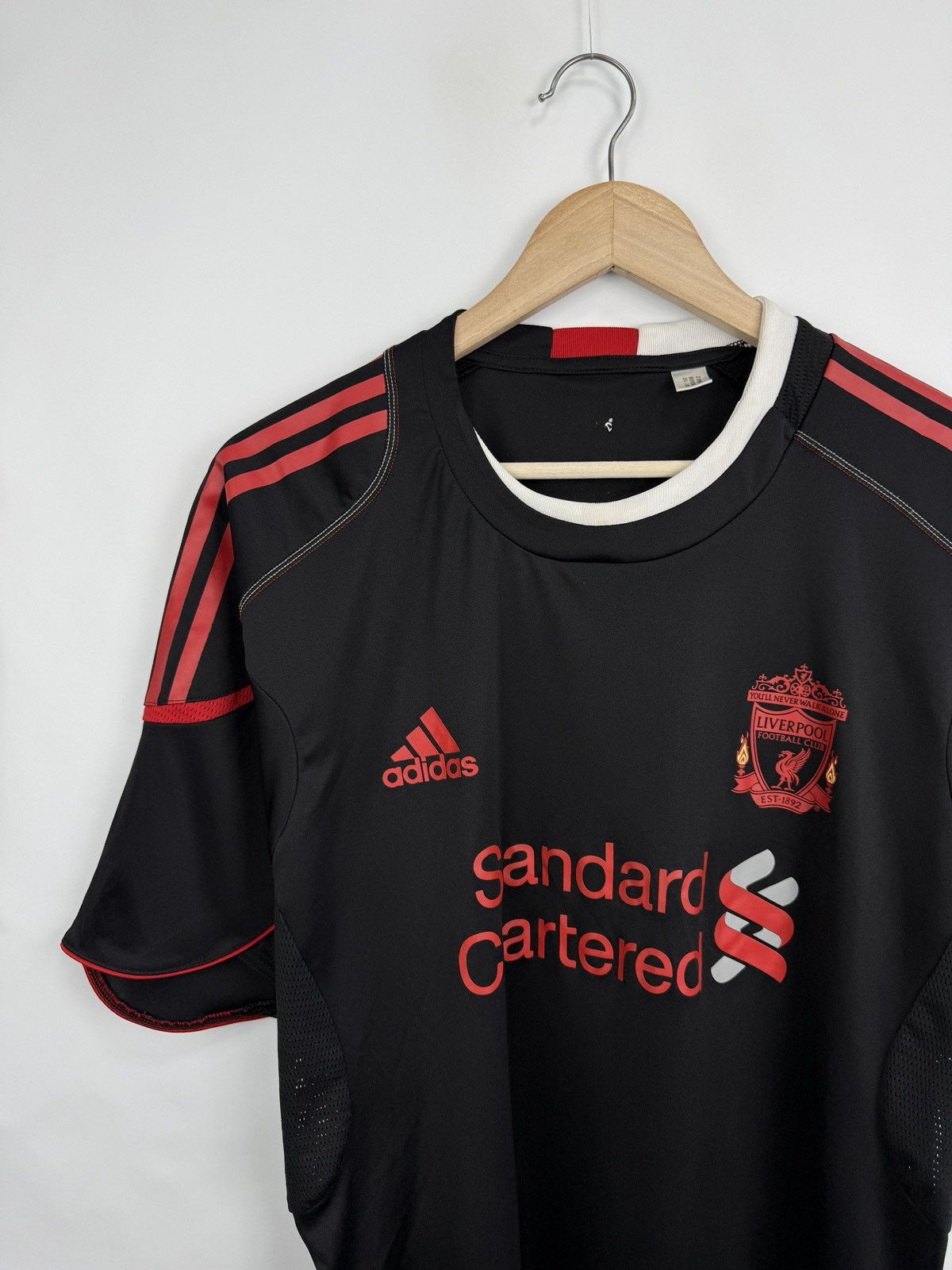 Adidas 🏴󠁧󠁢󠁥󠁮󠁧󠁿 2010 Adidas Liverpool FC Away Soccer Jersey Rare Retro Y2K Size US M / EU 48-50 / 2 - 3 Thumbnail