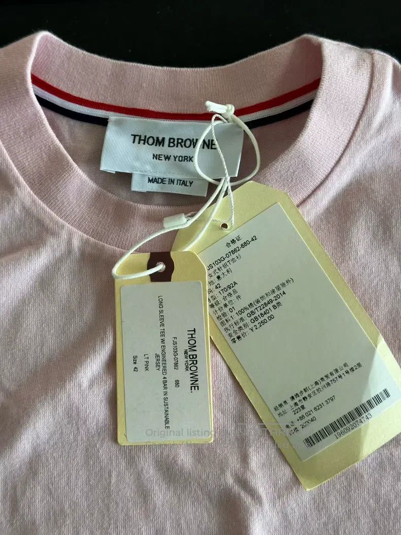 Thom Browne Thom Browne Pink Long-sleeve Size US XS / EU 42 / 0 - 5 Thumbnail