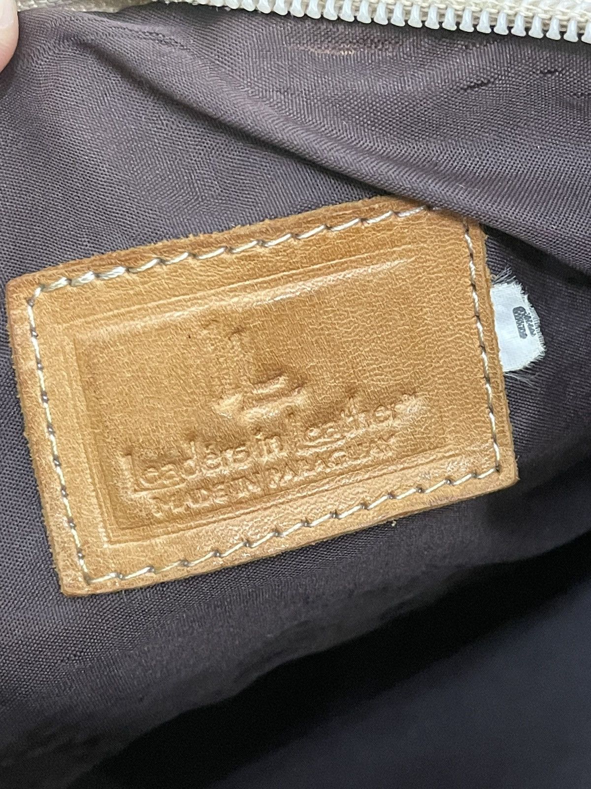 Genuine Leather Full Leather Boston Bag Vintage LL Artworks 2🟩 Size ONE SIZE - 17 Thumbnail