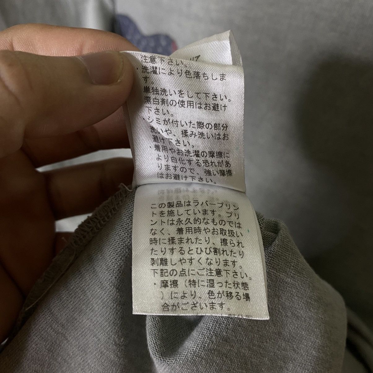 Japanese Brand Niko And ... Bear USA Flag Washed Grey LS T Shirt Size US M / EU 48-50 / 2 - 6 Thumbnail