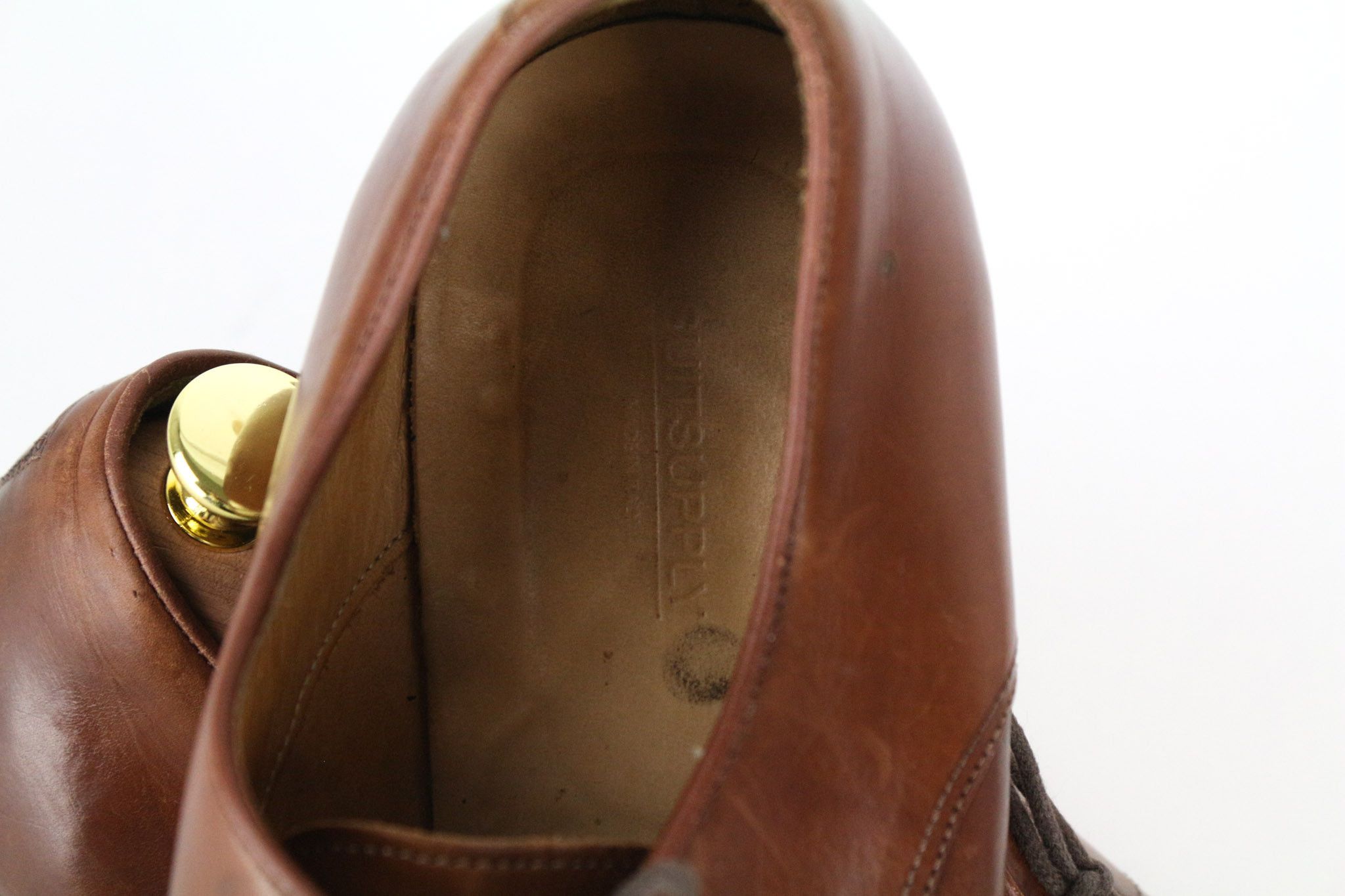 Suitsupply EU45 Brown Leather Laced Low-Top 72745 Size US 12 / EU 45 - 14 Thumbnail