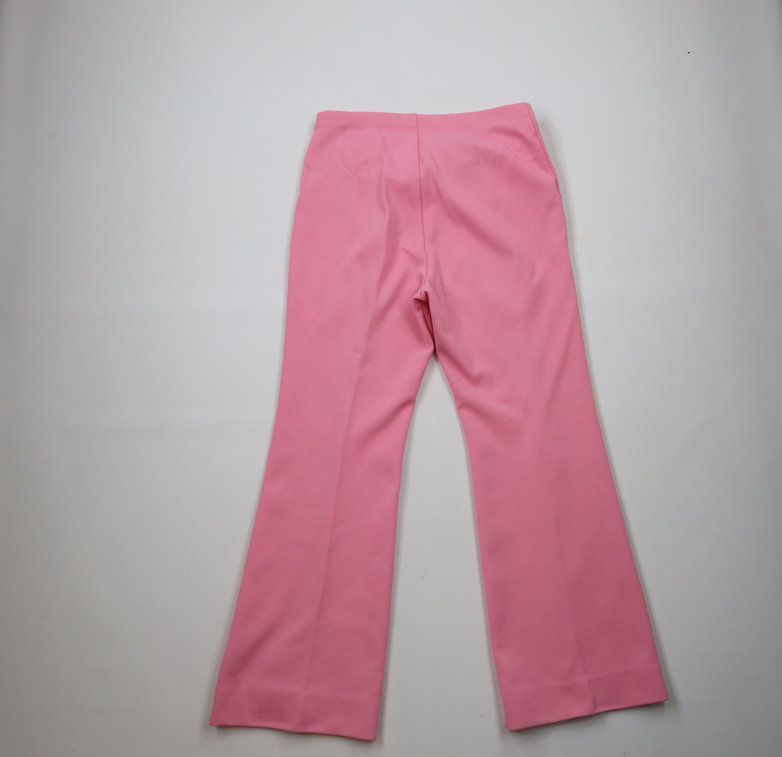 Vintage Vintage 70s Streetwear Bell Bottoms Wide Leg Pants Pink USA Size 38" / US 16 / IT 52 - 9 Thumbnail