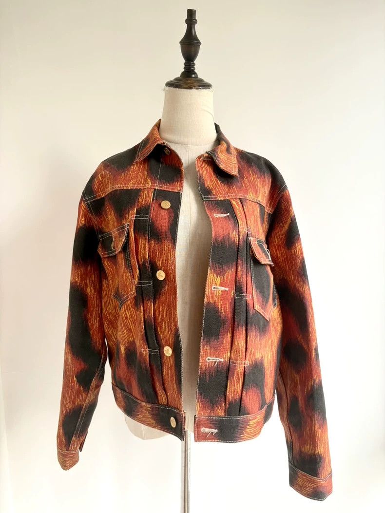 Vivienne Westwood Vivienne Westwood Used orange leopard print old gold tag g Size M / US 6-8 / IT 42-44 - 3 Thumbnail
