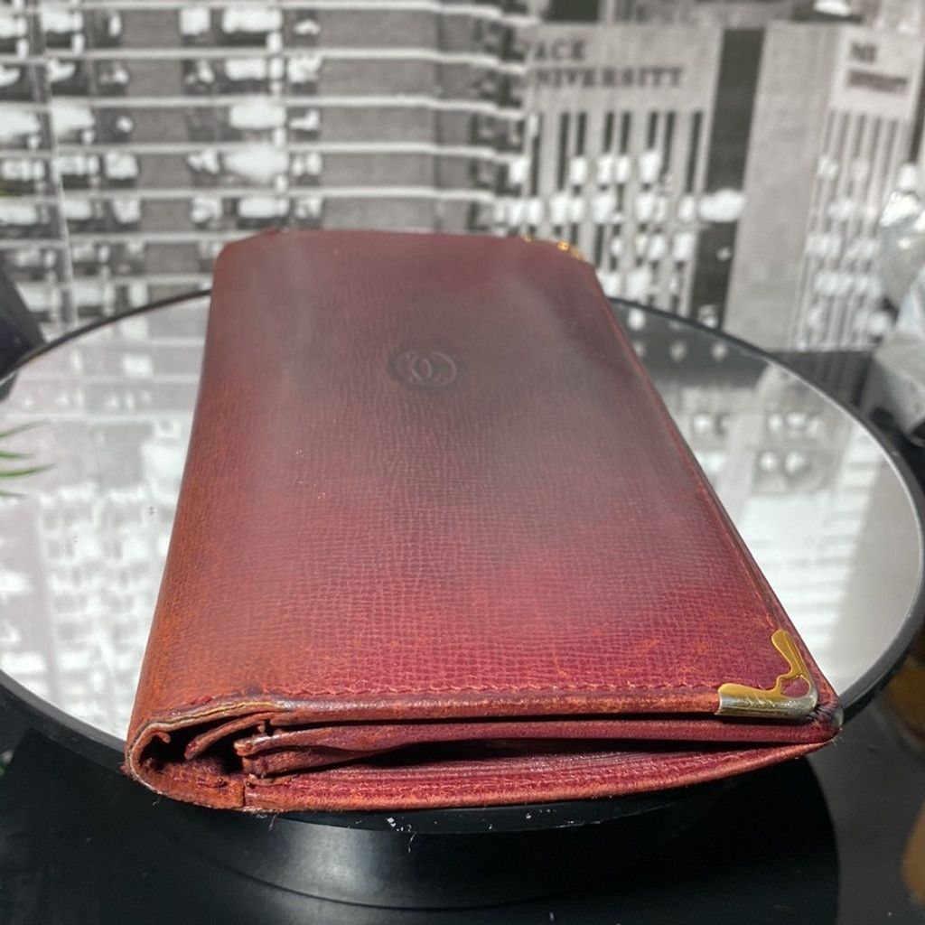 Cartier Authentic Cartier Leather Wallet Size ONE SIZE - 12 Thumbnail