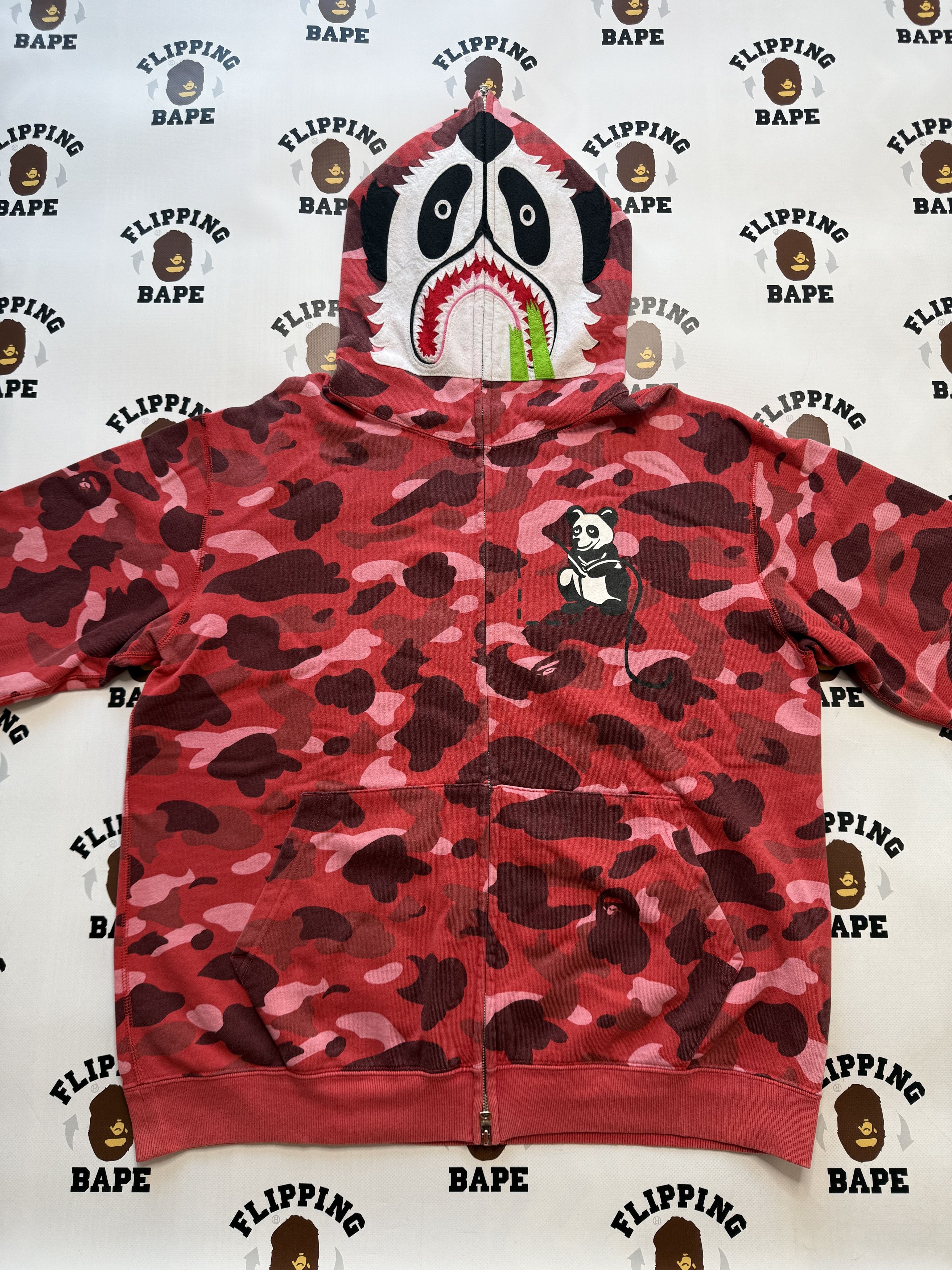 Bape BAPE NFS LIMITED PANDA FULL ZIP HOODIE Size US L / EU 52-54 / 3 - 8 Thumbnail
