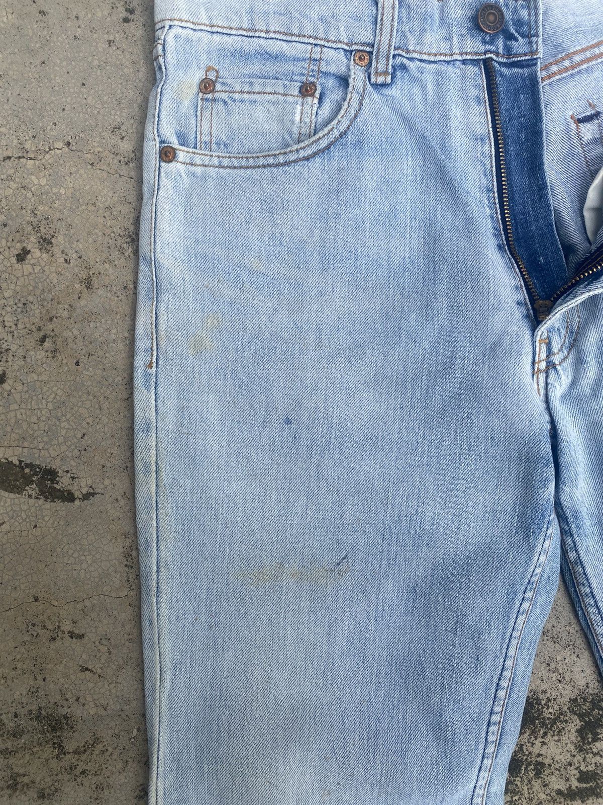 Levi's × Levi's Vintage Clothing × Vintage Vintage Levis 501 Straight Cut Faded Blue Size US 29 - 6 Thumbnail