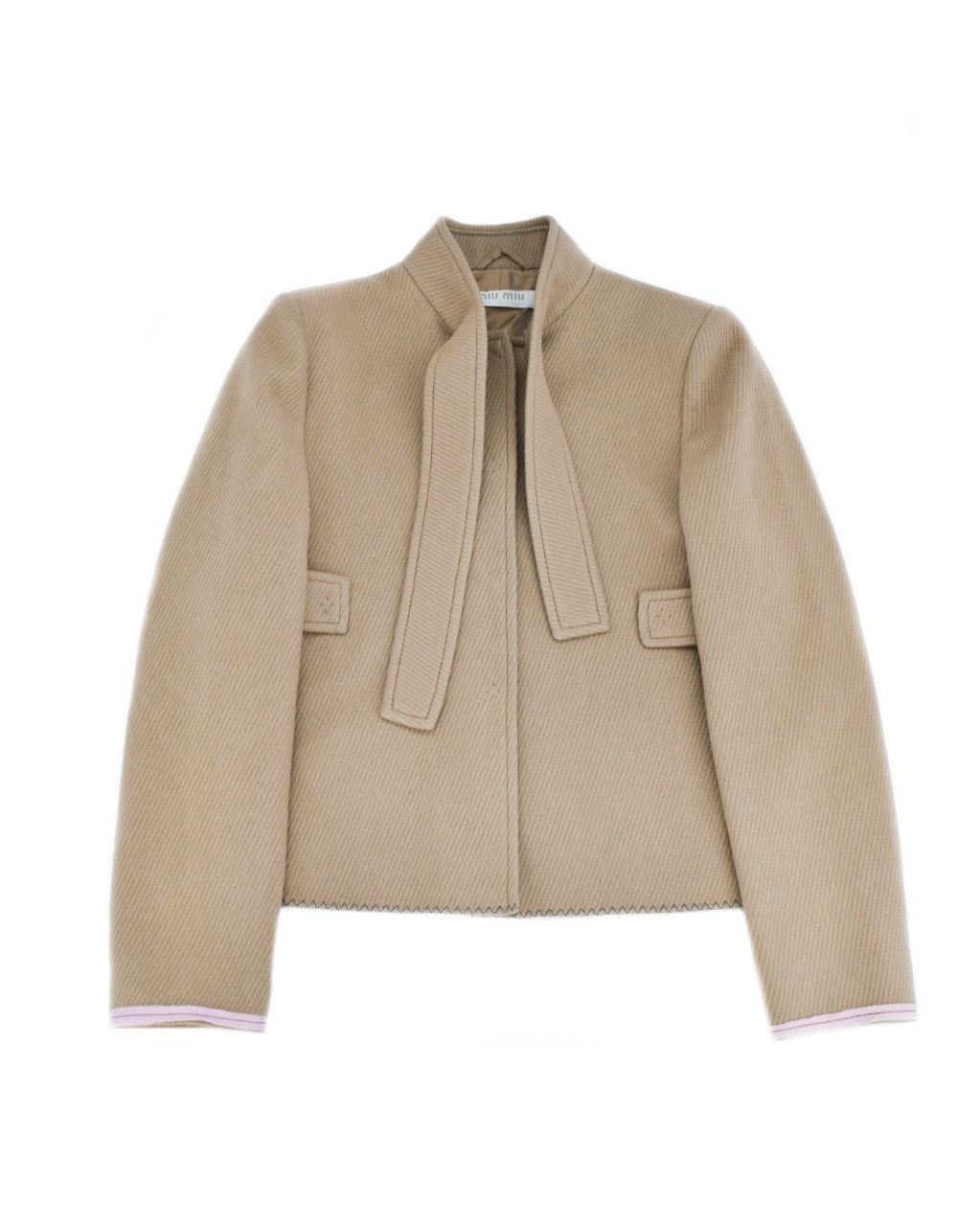 Miu Miu Miu Miu F/W2000 Blazer in Beige Size M / US 6-8 / IT 42-44 - 3 Thumbnail