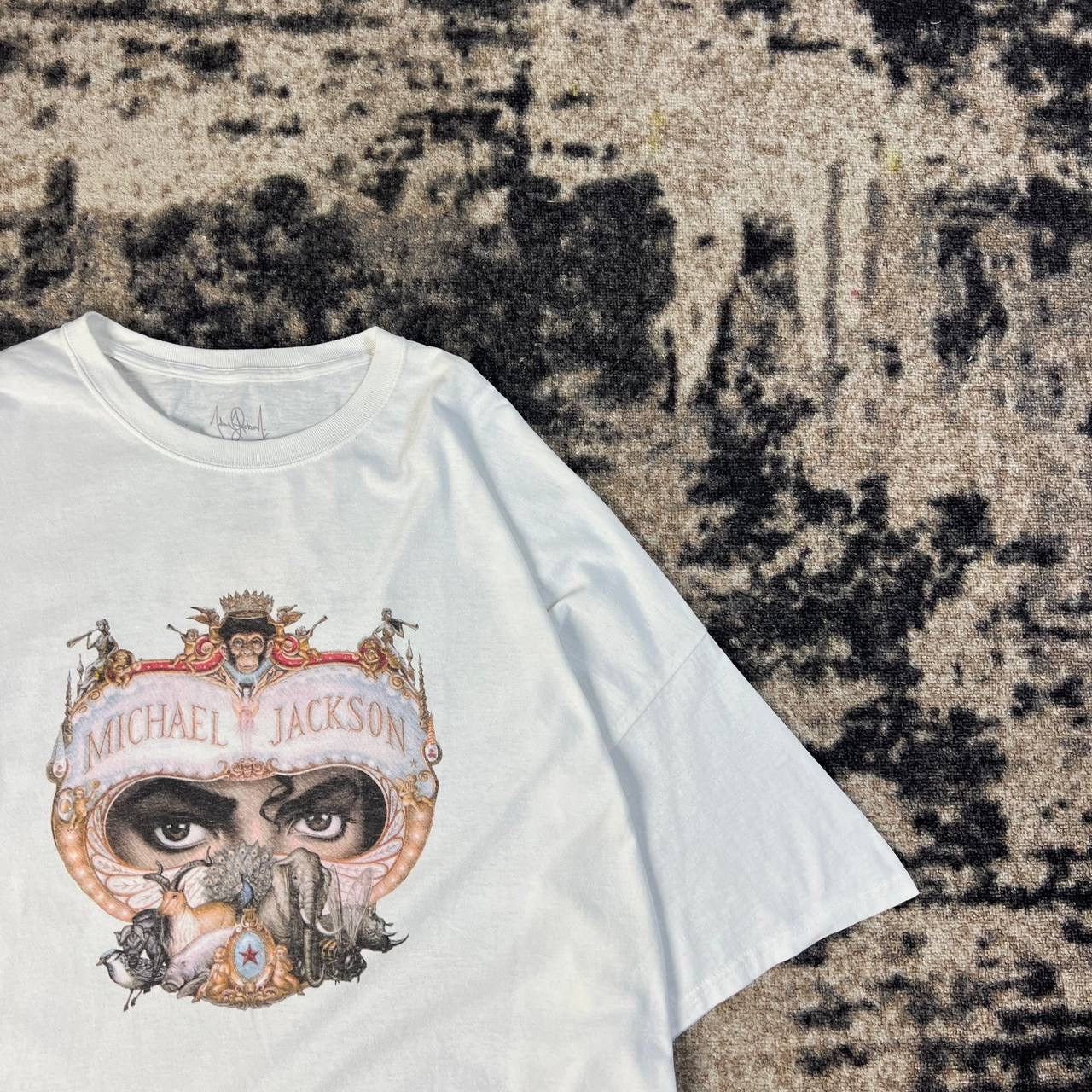 Band Tees Michael Jackson Vintage Big Logo Tunica T-Shirt Rare 2TS12 Size XL / US 12-14 / IT 48-50 - 3 Thumbnail