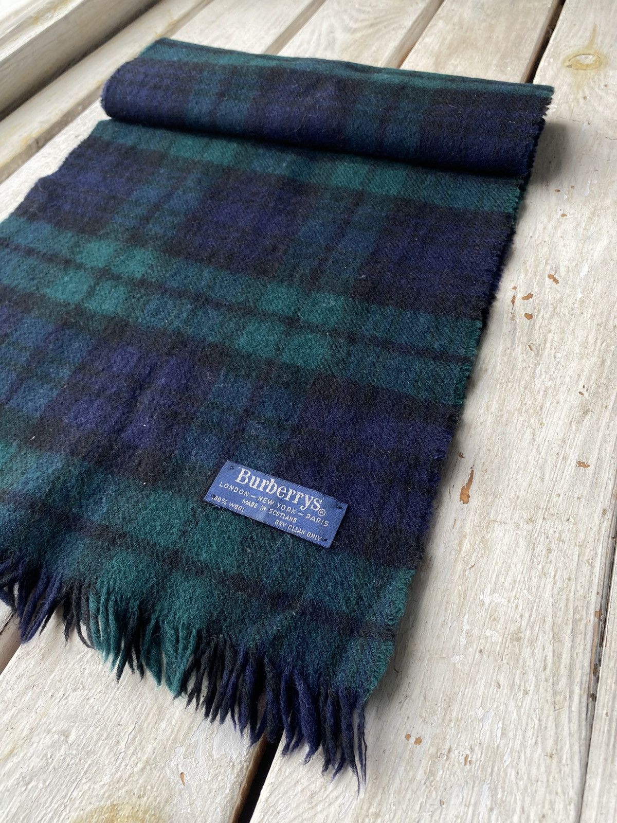 Burberry × Vintage Vintage 90s Burberry Scarf / Muffler / Neckwear Size ONE SIZE - 3 Thumbnail