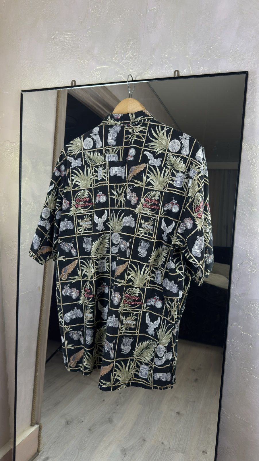 Harley Davidson Harley Davidson xTori Richard Cotton Lawn Bamboo Aloha Shirt Size US XL / EU 56 / 4 - 11 Thumbnail
