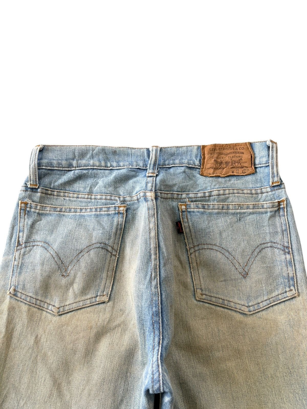 Levi's Vintage 90s Levis 519 Mud Wash Flare Jeans Size US 28 / EU 44 - 8 Thumbnail