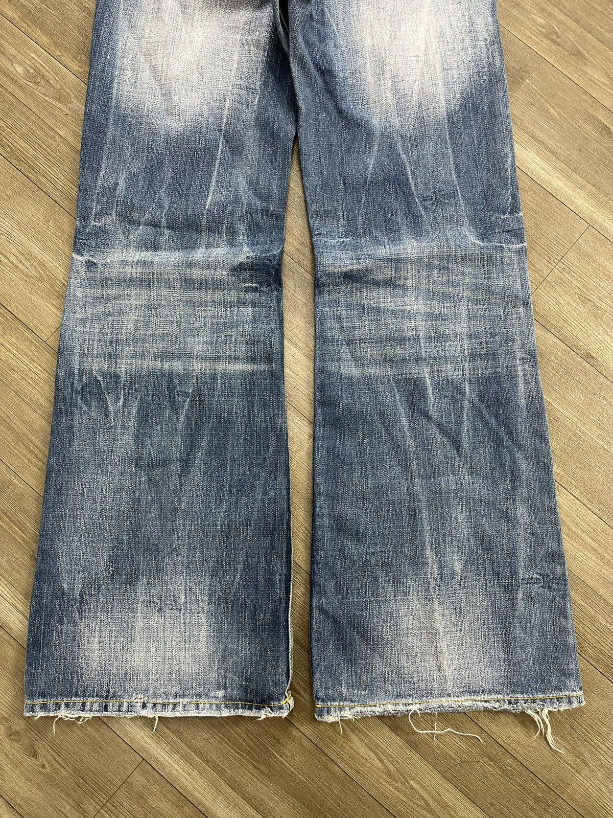 If Six Was Nine 2000s Heaven Winger Embrodiery Bootcut Lgb Style Flare Jeans Size US 30 / EU 46 - 14 Thumbnail